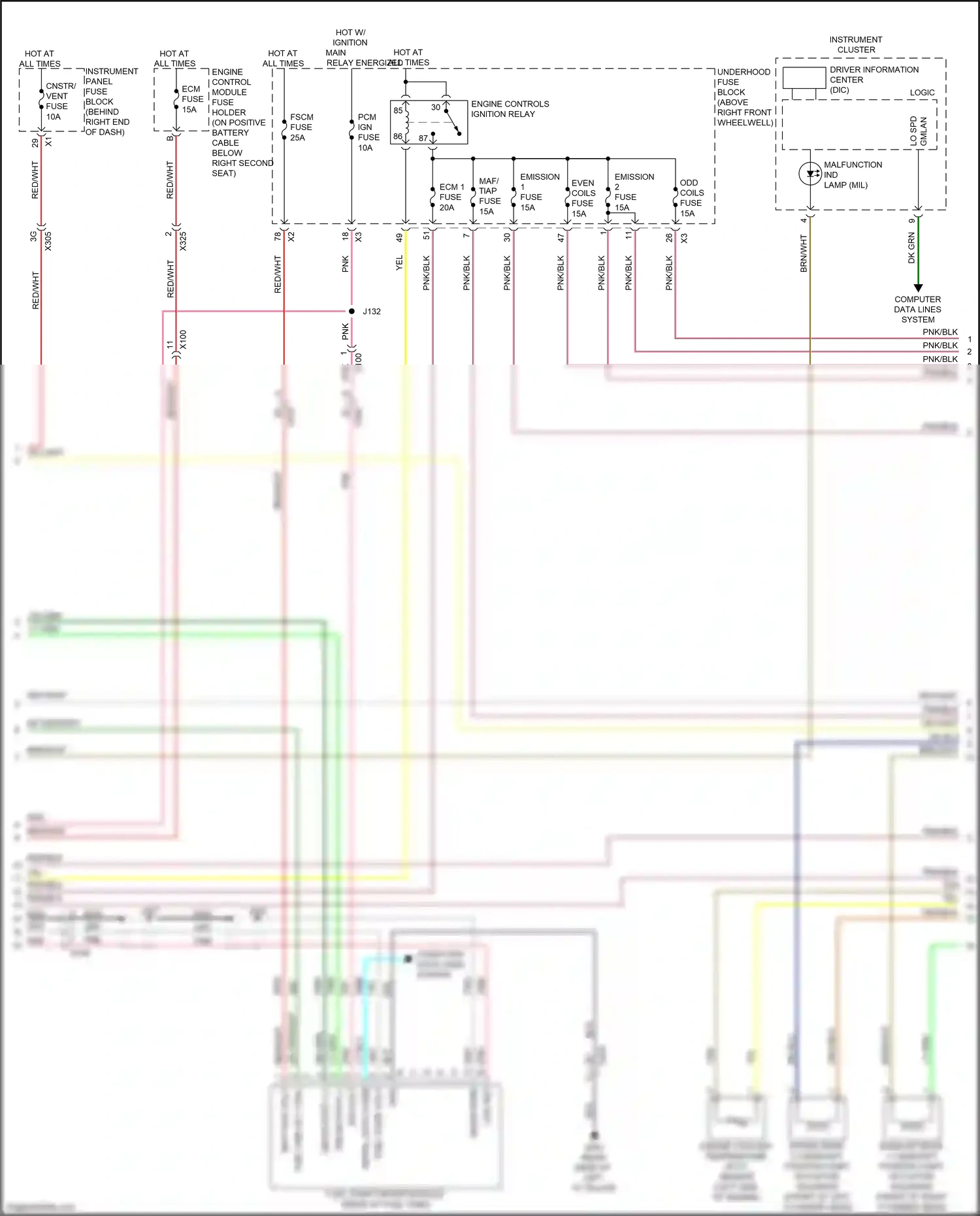 Chevrolet Traverse I facelift (2012-2017) pnk/blk wiring diagram  (29 of 30)