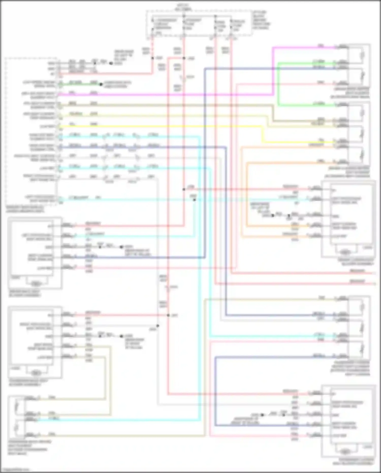 Wiring diagram right htd/cooled seat mode sig for Chevrolet Traverse I facelift (2012-2017) (1 of 1)