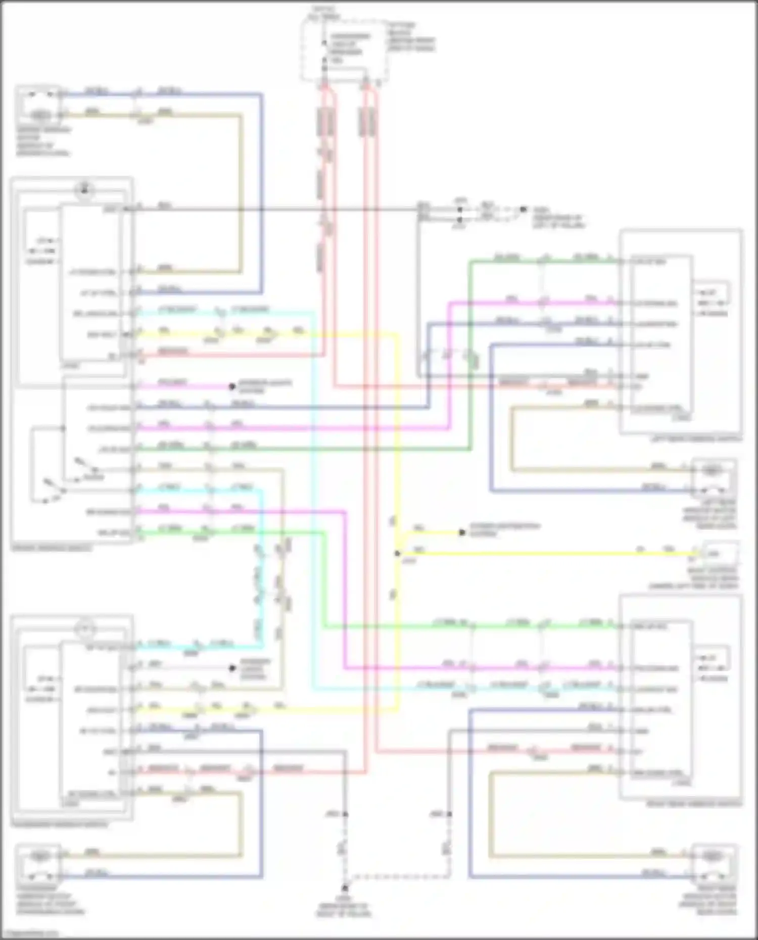 Wiring diagram rr up sig for Chevrolet Traverse I facelift (2012-2017) (1 of 2)