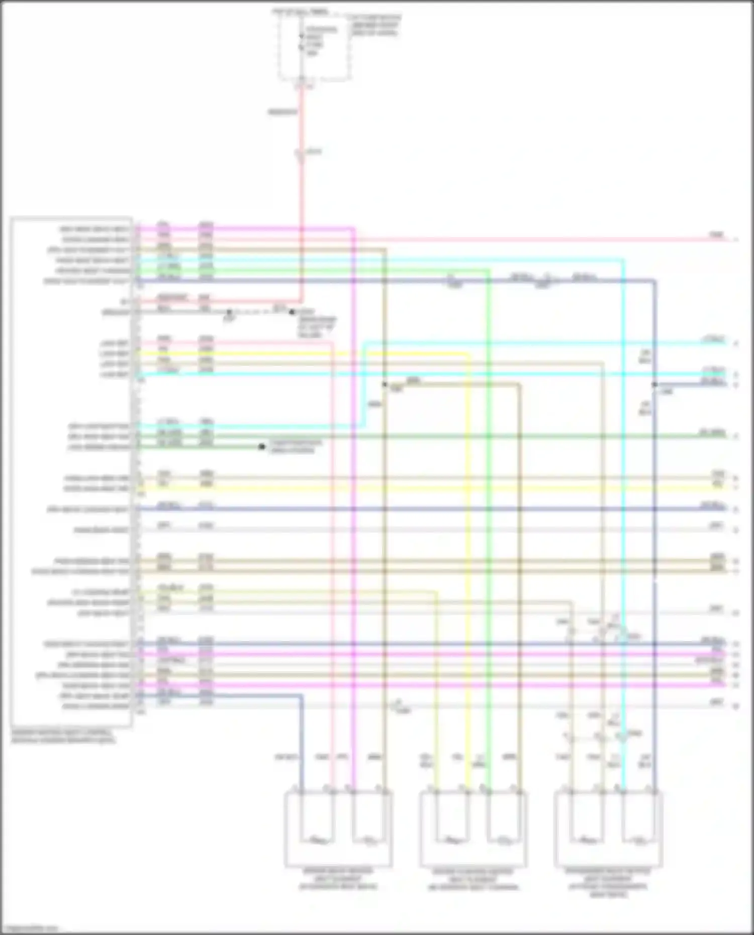 Wiring diagram yel/blk for Chevrolet Traverse I facelift (2012-2017) (8 of 13)
