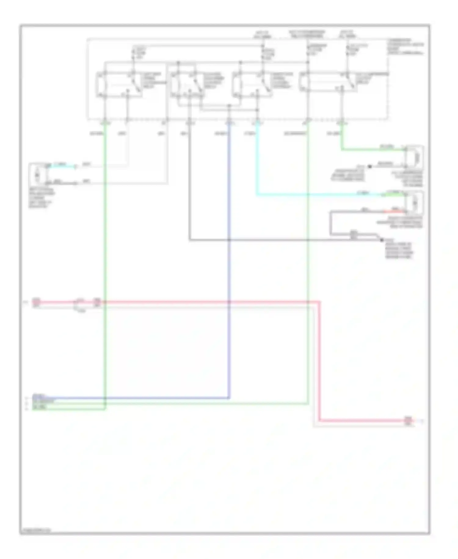 Traverse Chevrolet I (2008-2012): Automatic a/c circuit (2 of 4)