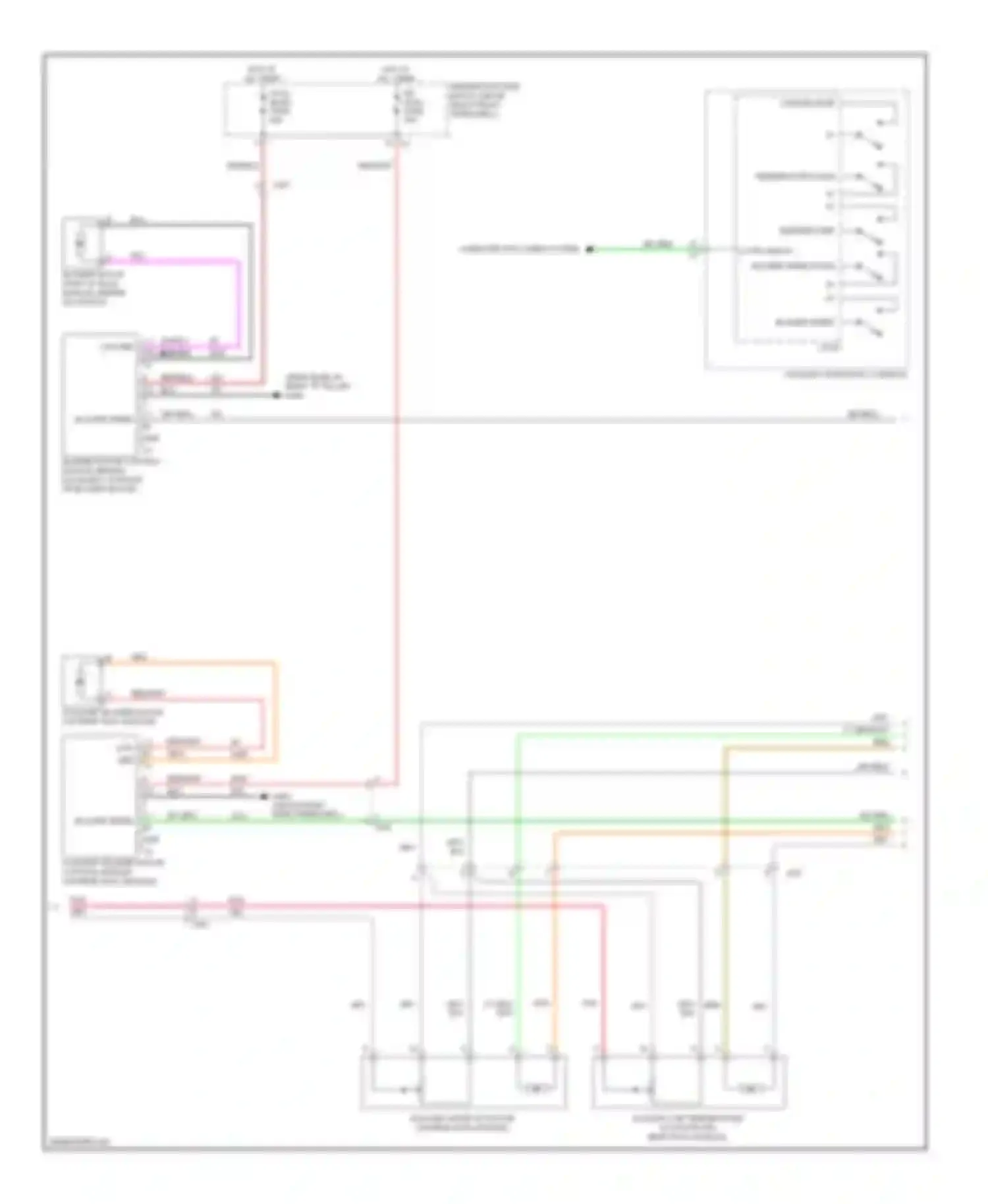 Traverse Chevrolet I (2008-2012): Automatic a/c circuit (3 of 4)