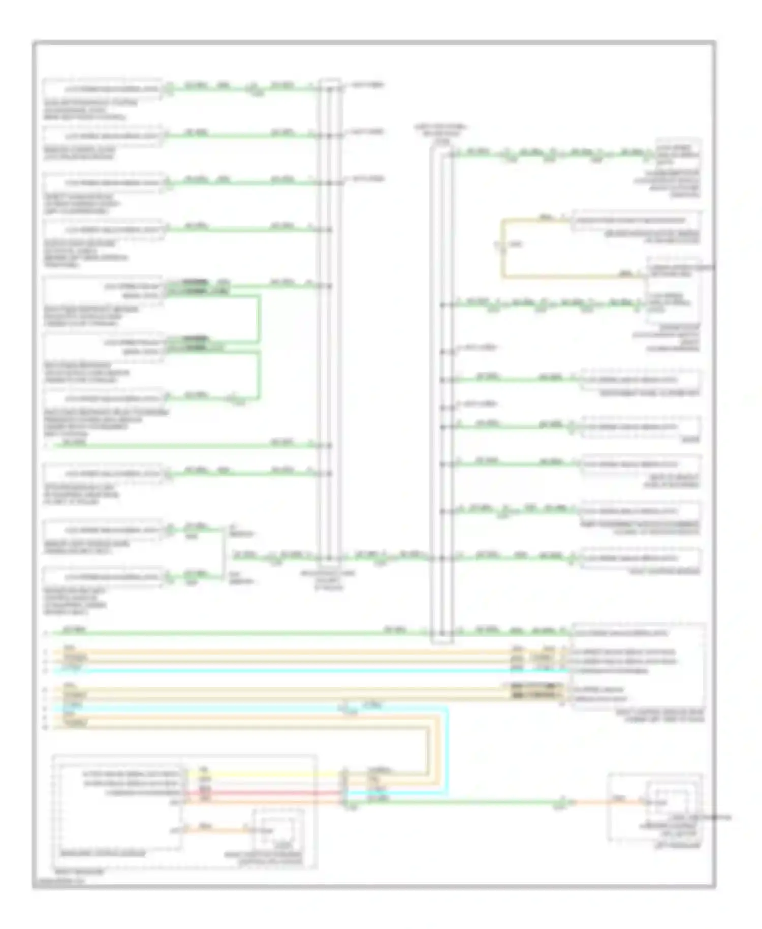 Traverse Chevrolet I (2008-2012): Computer data lines circuit (2 of 2)