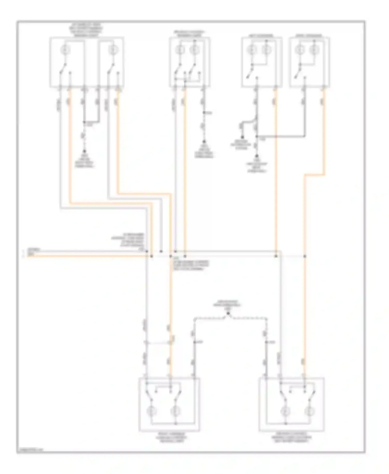 Traverse Chevrolet I (2008-2012): Courtesy lamps circuit (2 of 2)