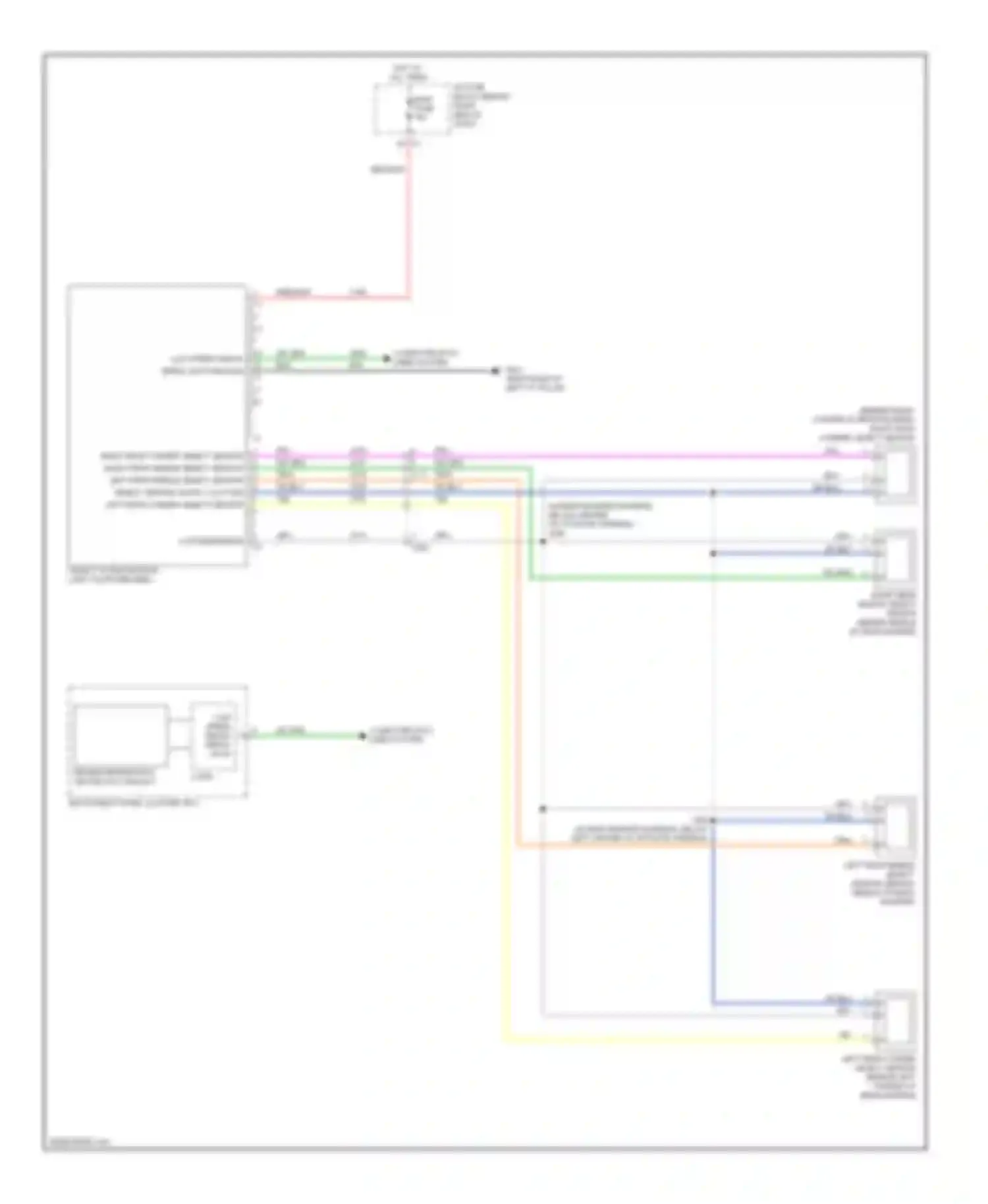 Traverse Chevrolet I (2008-2012): Parking assistant circuit