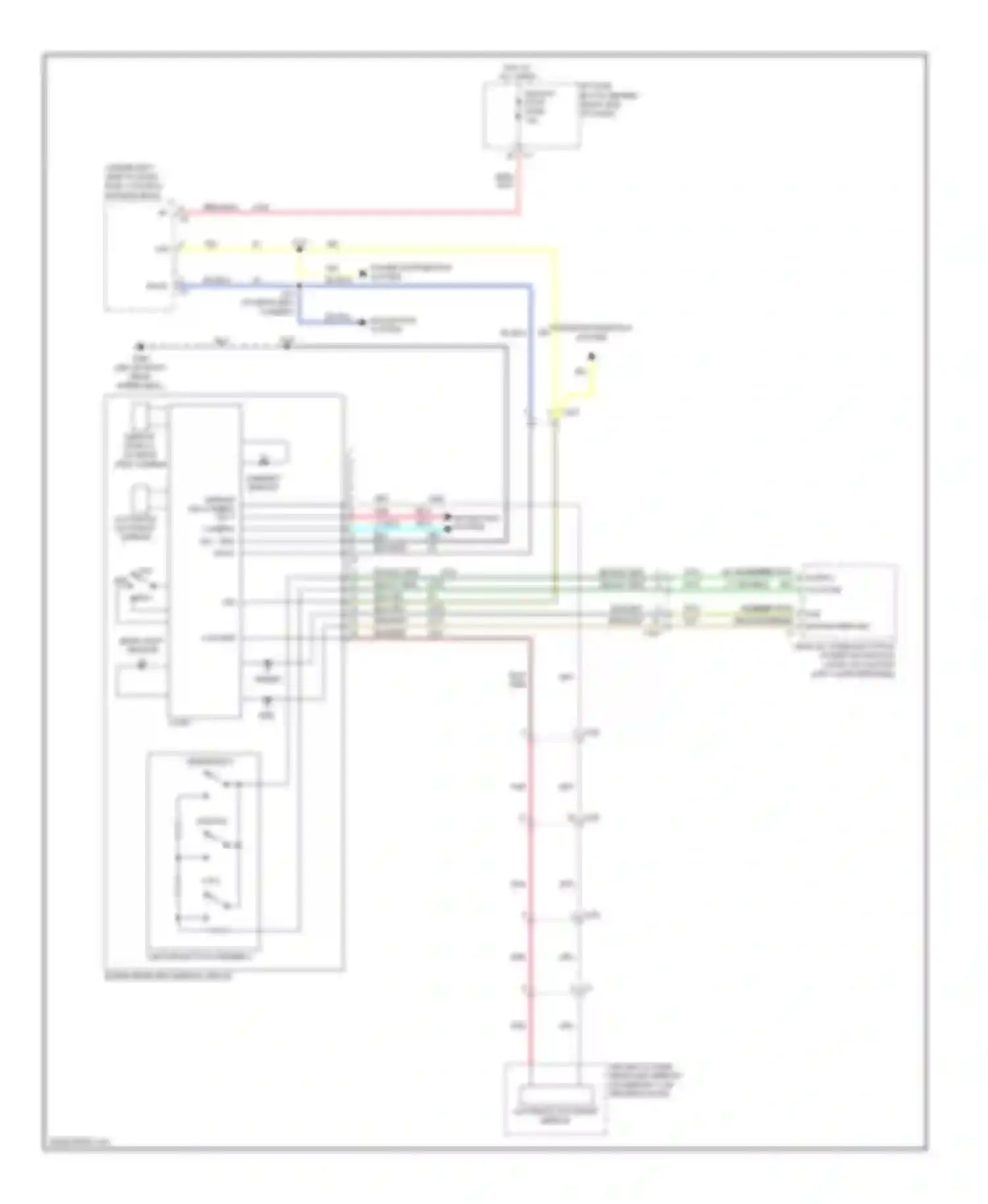 Traverse Chevrolet I (2008-2012): Electrochromic mirror circuit