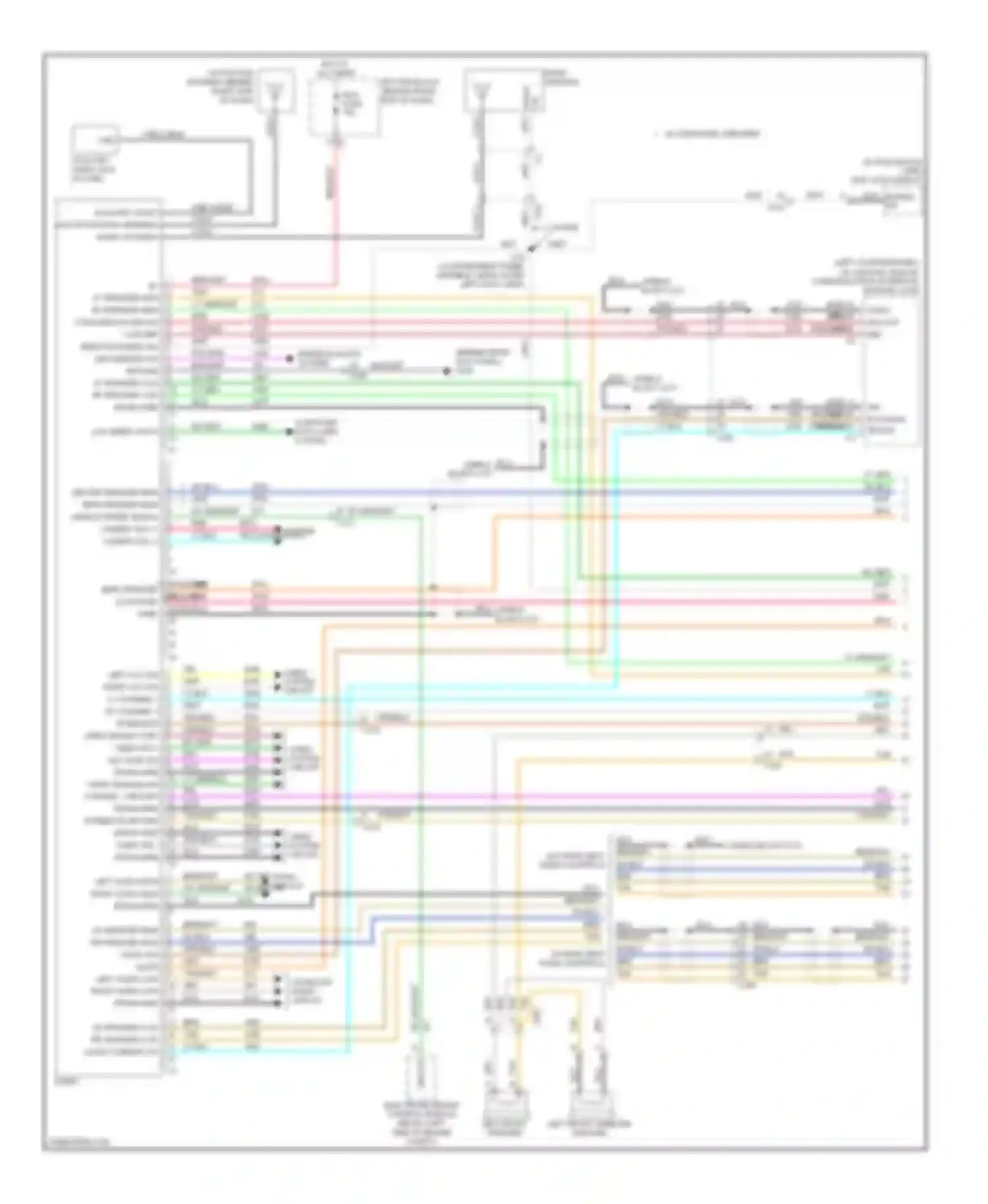 Traverse Chevrolet I (2008-2012): Radio circuit, premium (1 of 3)