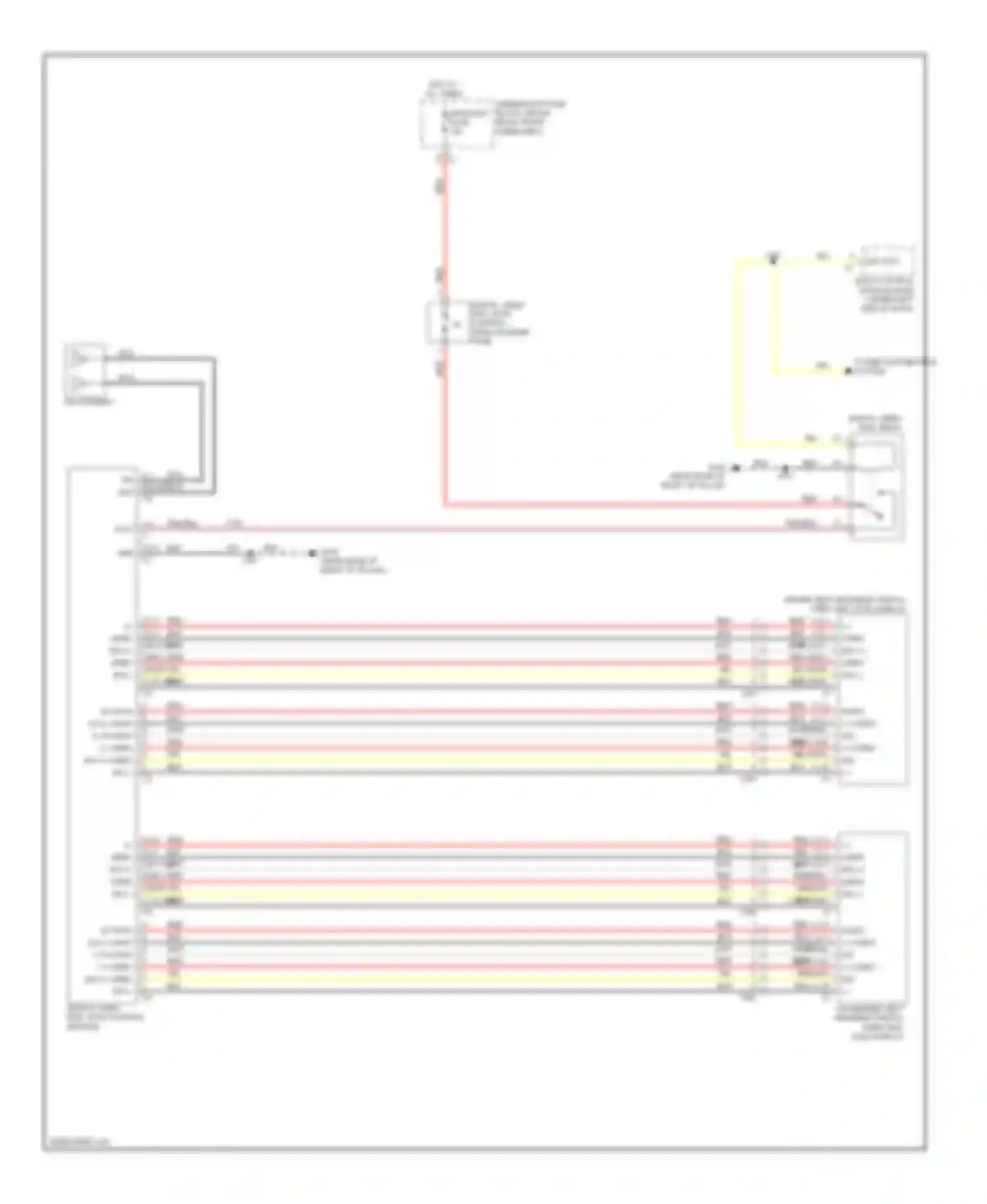 Traverse Chevrolet I (2008-2012): Video system circuit, with spo accessory