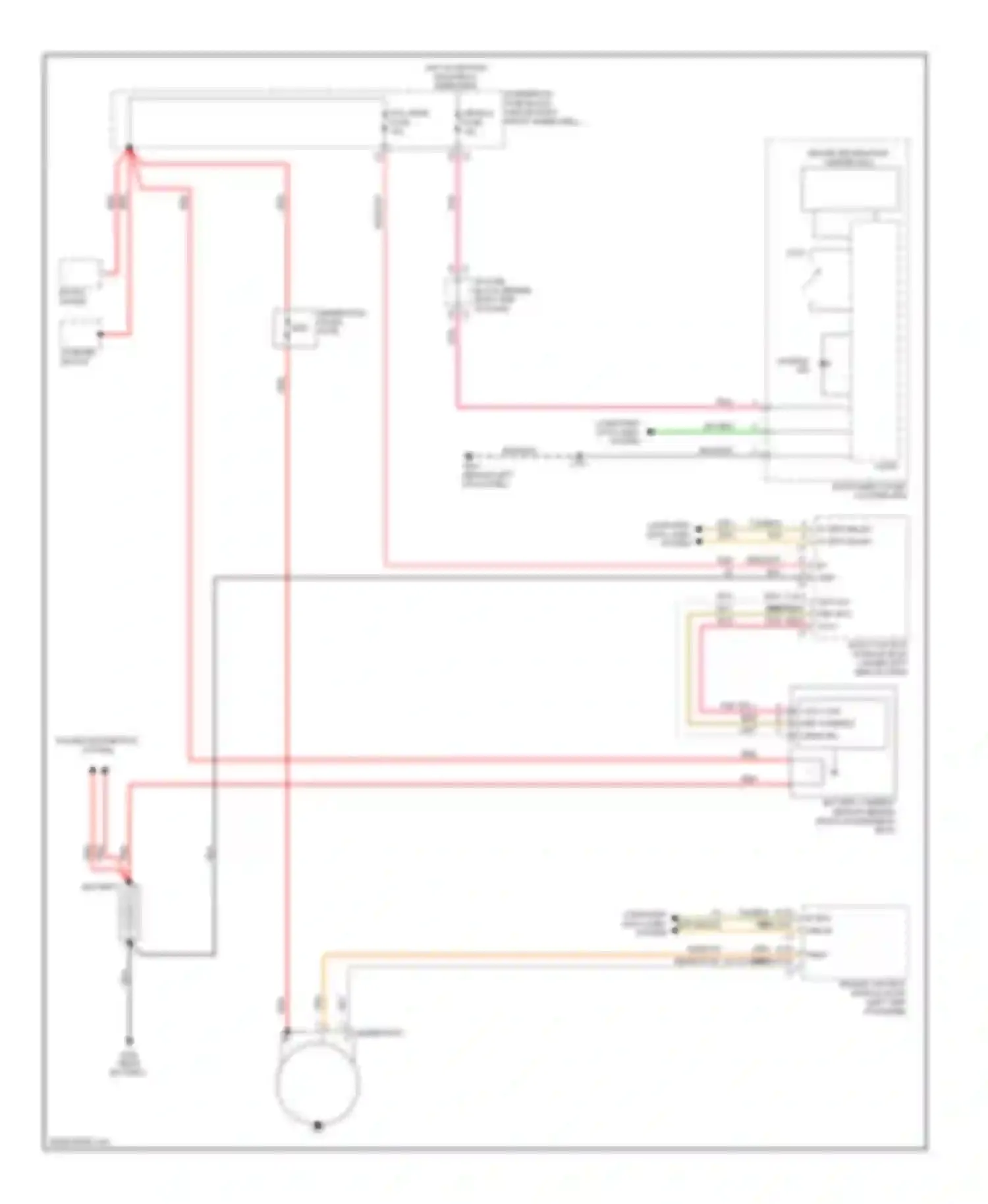 Traverse Chevrolet I (2008-2012): Charging circuit