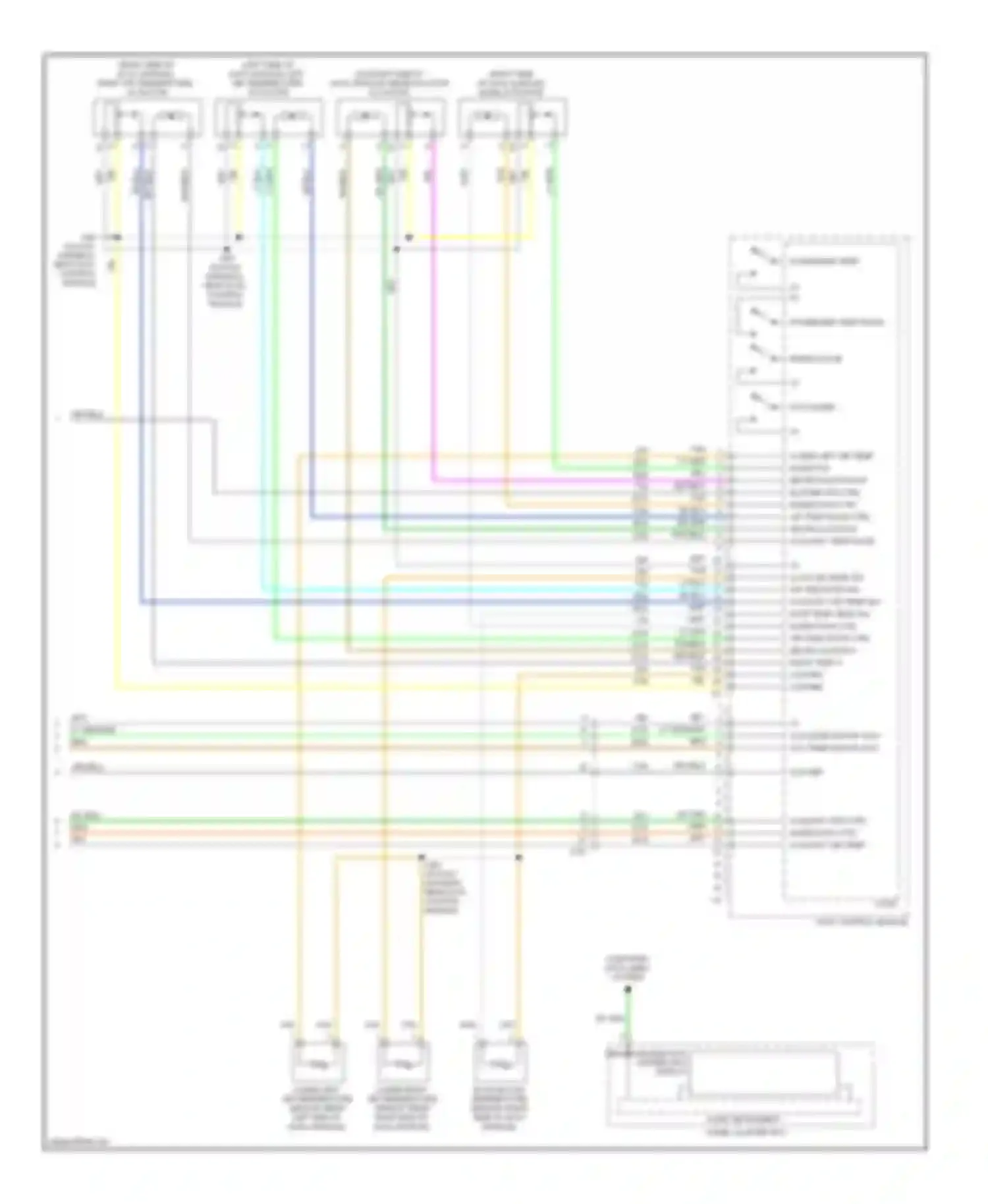 Wiring diagram auto mode for Chevrolet Traverse I (2008-2012) (1 of 1)