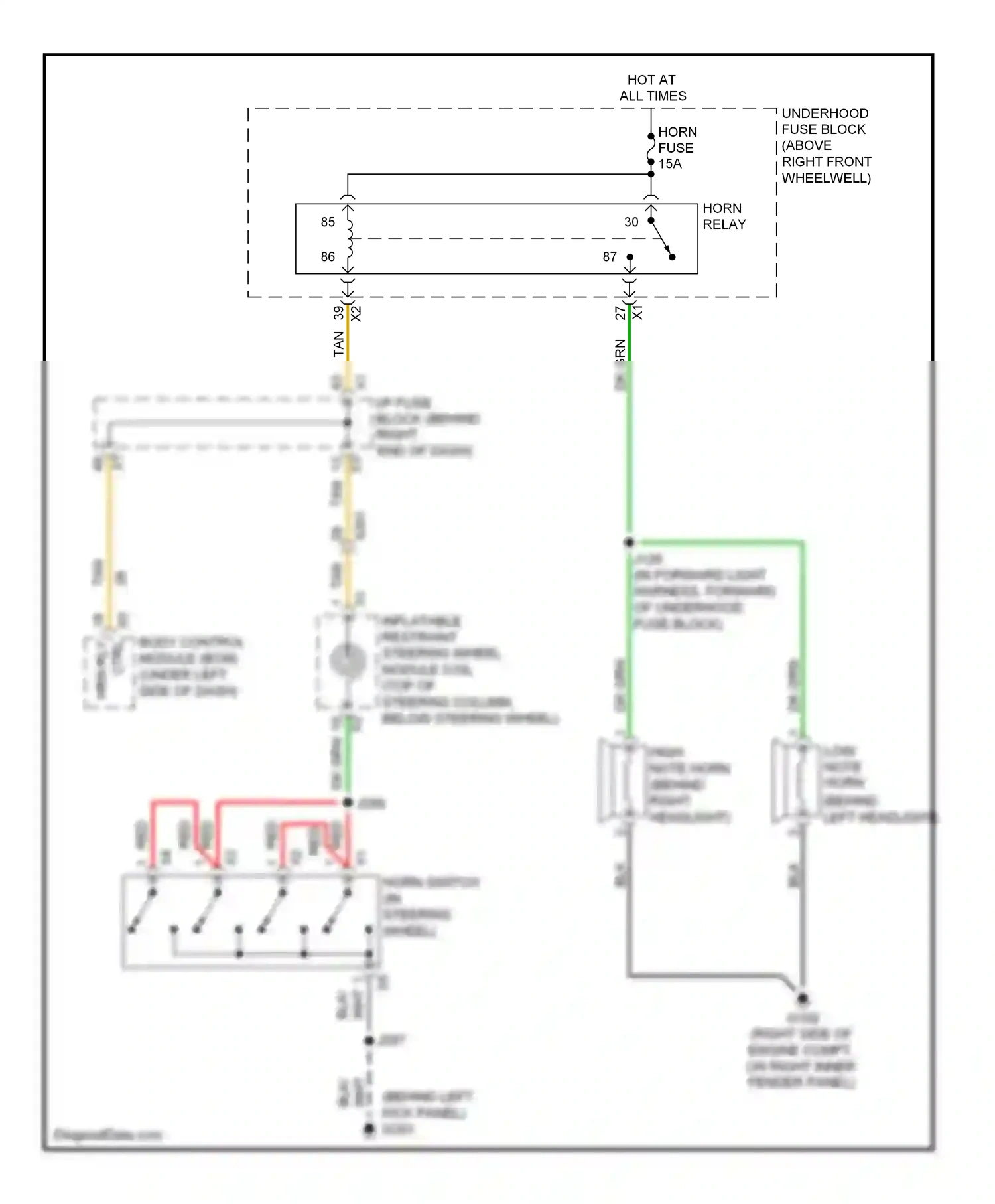 Chevrolet Traverse I (2008-2012) ctrl wiring diagram  (1 of 1)