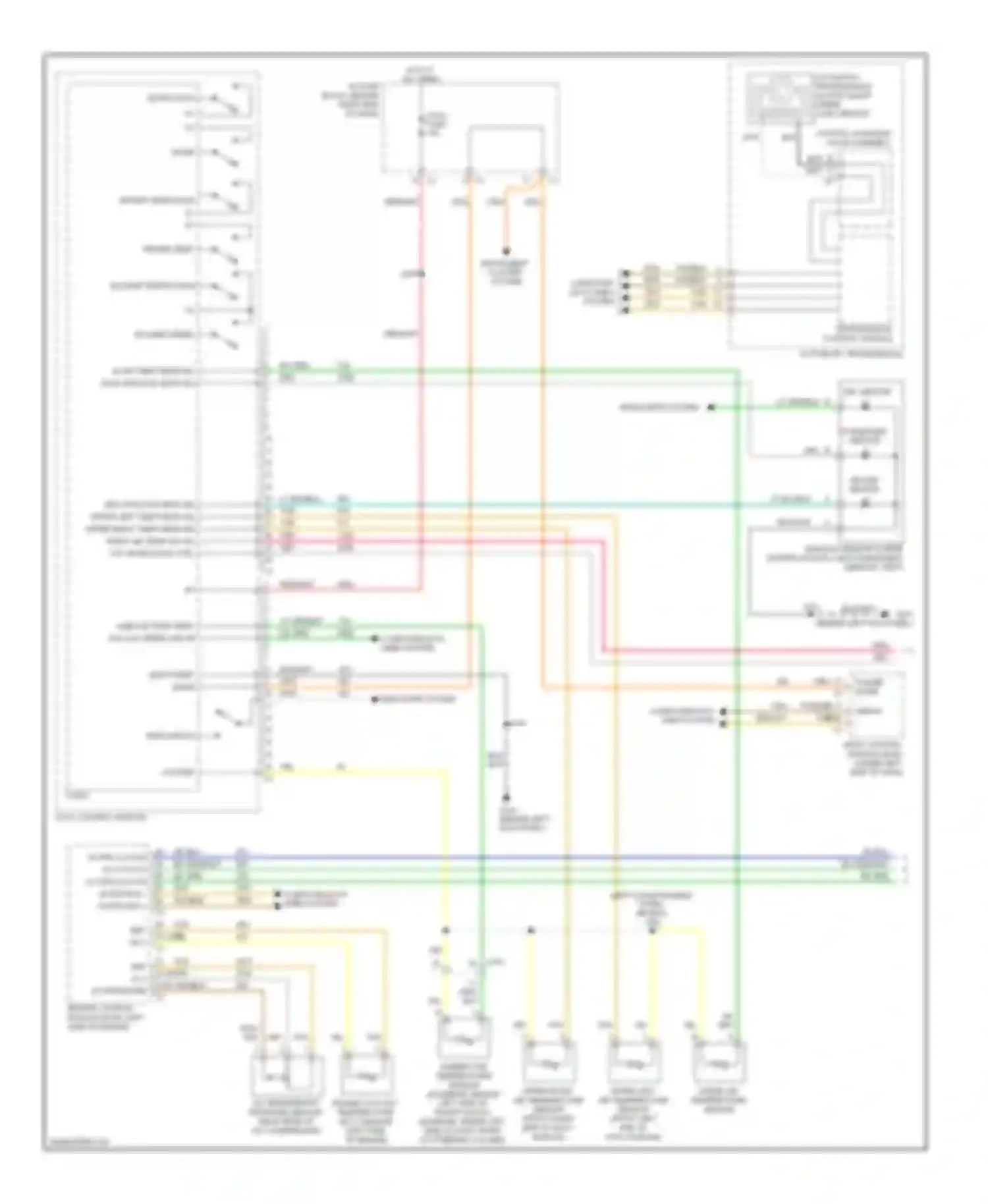 Wiring diagram gnd power mode for Chevrolet Traverse I (2008-2012) (1 of 1)