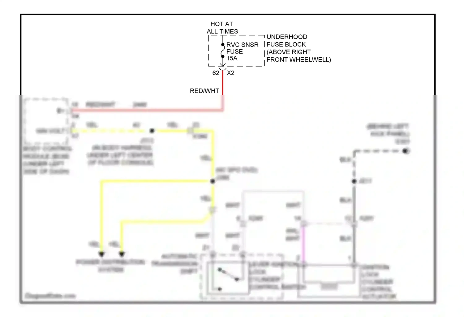 Chevrolet Traverse I (2008-2012) ign volt wiring diagram  (11 of 12)