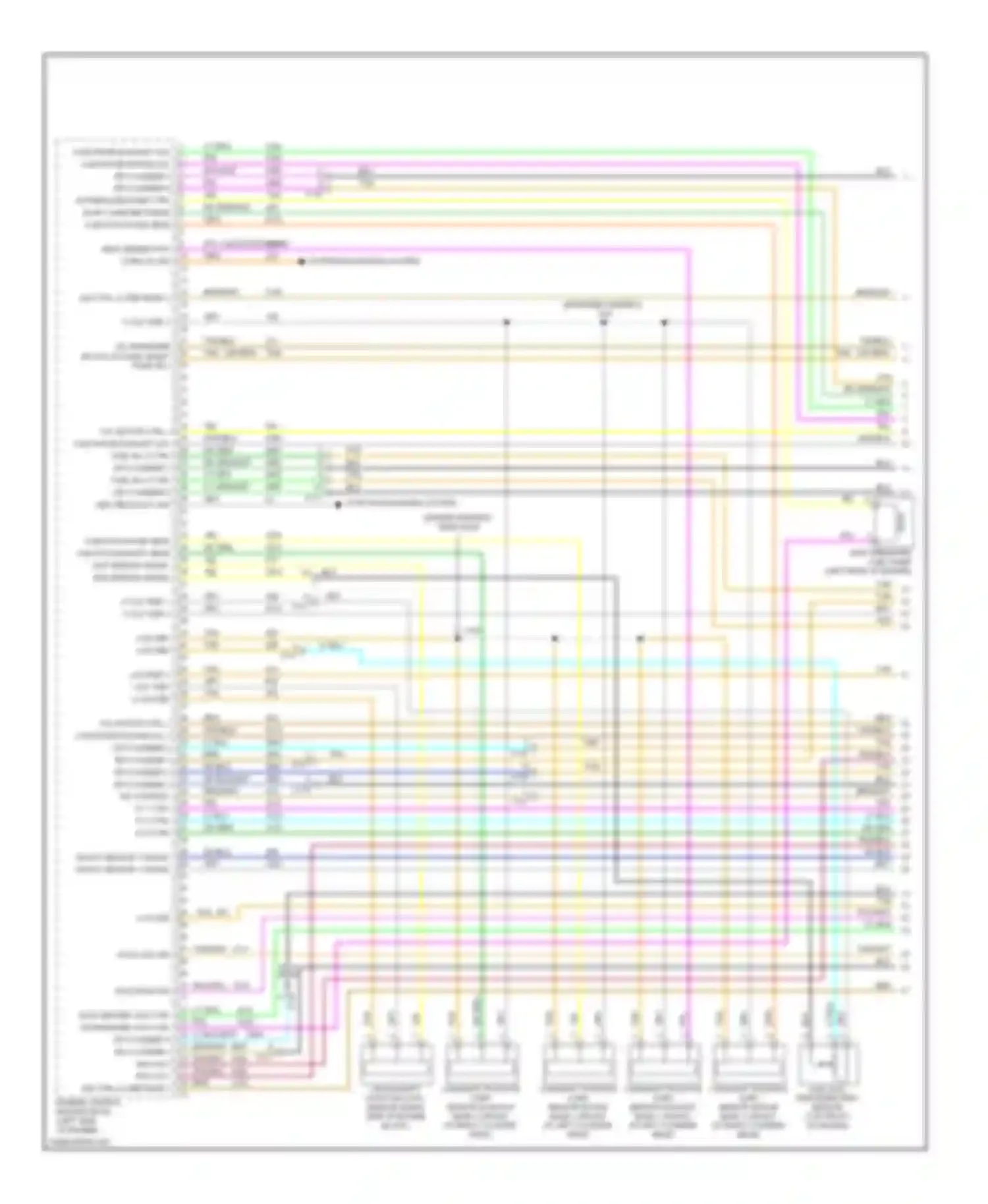 Wiring diagram knock sensor 1 signal knock sensor 2 signal for Chevrolet Traverse I (2008-2012) (1 of 1)