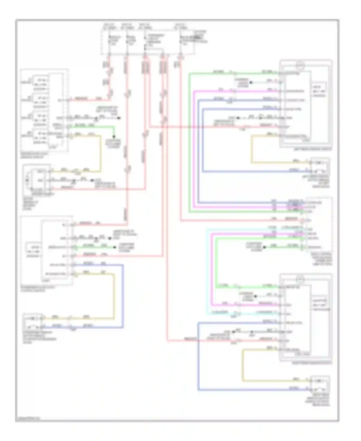 Wiring diagram network bus for Chevrolet Traverse I (2008-2012) (1 of 1)