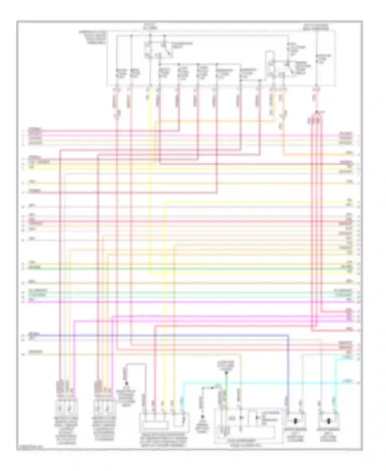 Wiring diagram odd coils fuse for Chevrolet Traverse I (2008-2012) (2 of 2)
