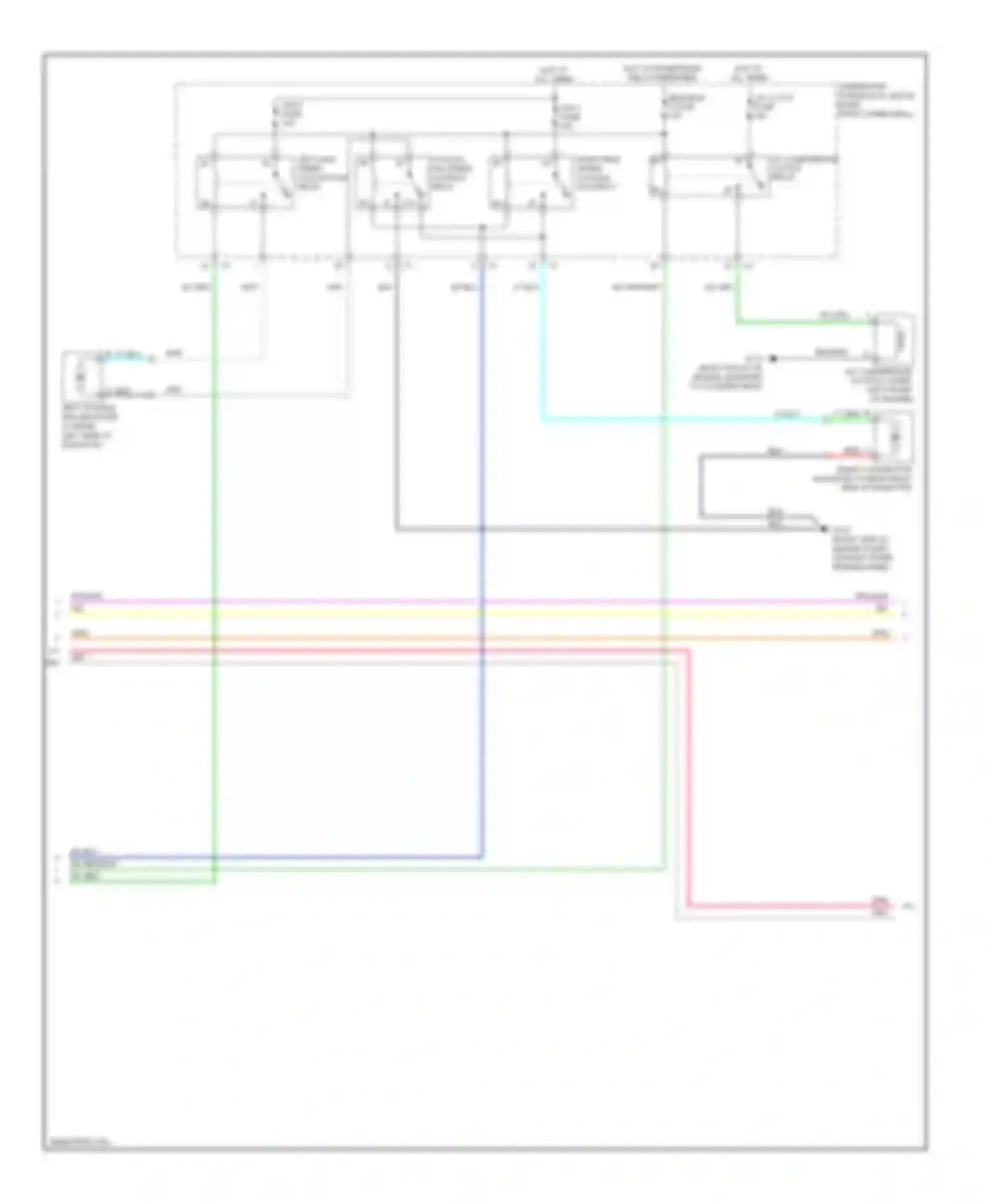 Wiring diagram right high speed cooling fan relay for Chevrolet Traverse I (2008-2012) (3 of 3)