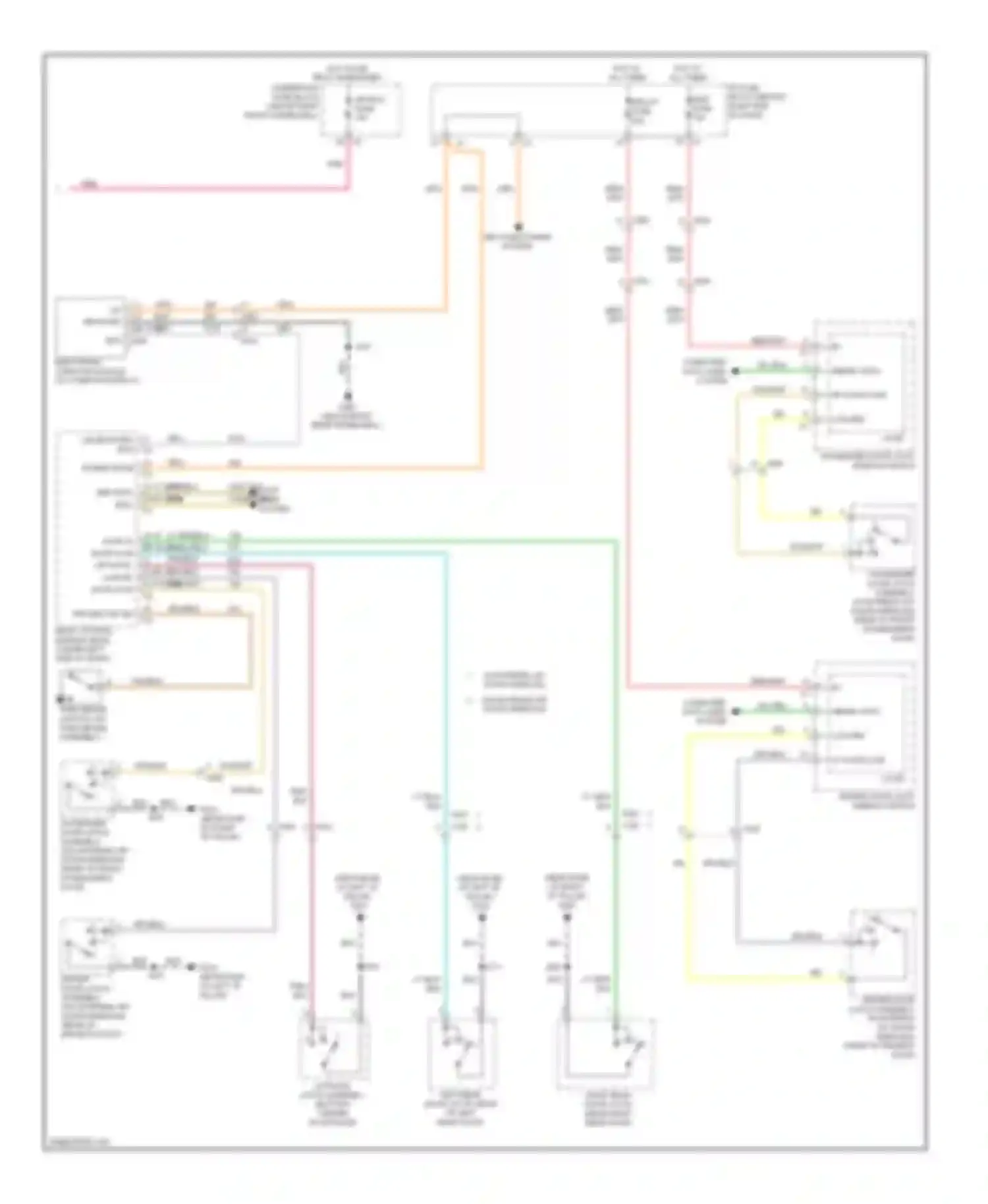 Wiring diagram serial data for Chevrolet Traverse I (2008-2012) (5 of 16)