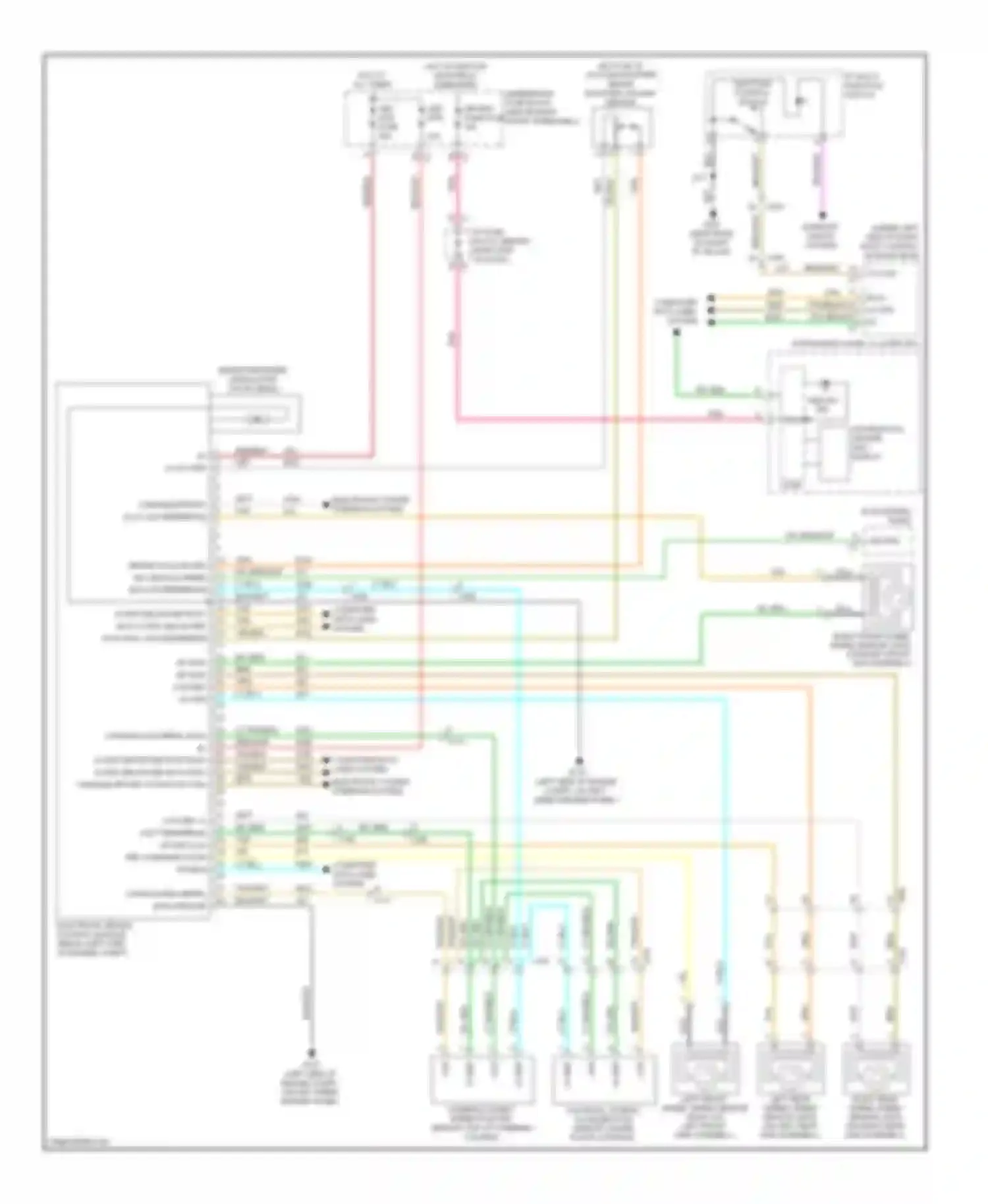 Wiring diagram veh spd for Chevrolet Traverse I (2008-2012) (1 of 1)