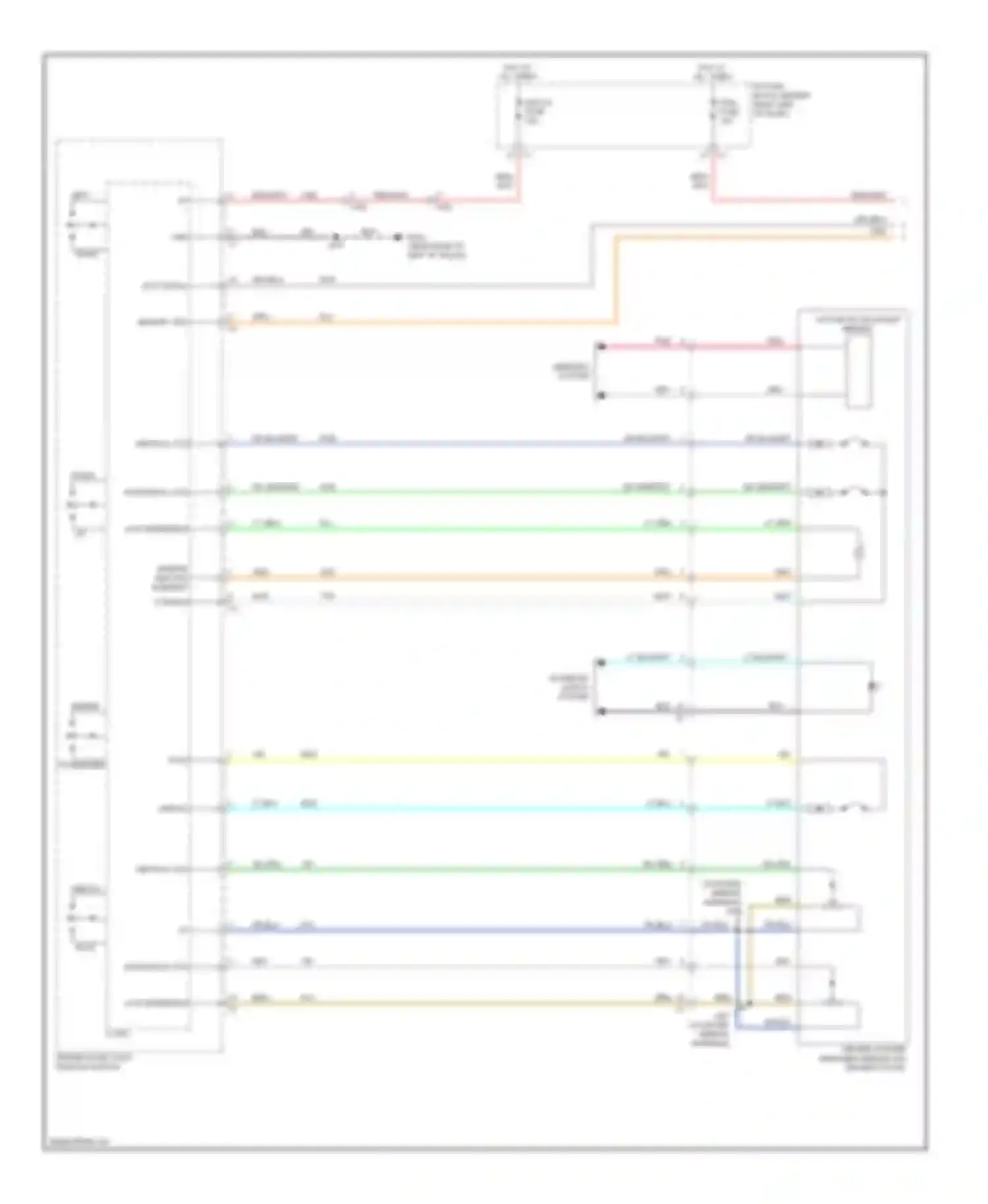 Wiring diagram vertical pos for Chevrolet Traverse I (2008-2012) (2 of 2)