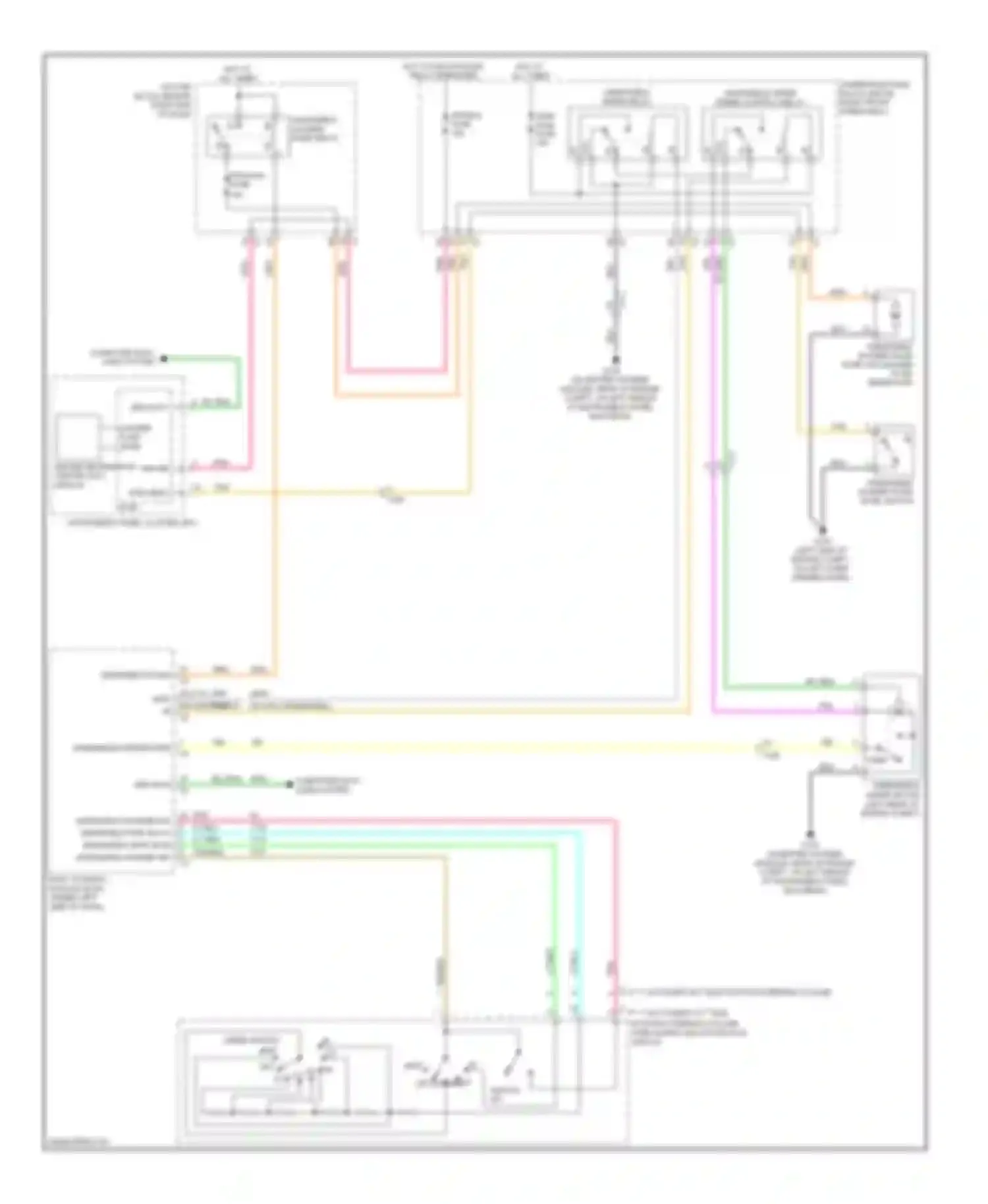 Wiring diagram w/ power tilt tele scoping steering column for Chevrolet Traverse I (2008-2012) (1 of 1)