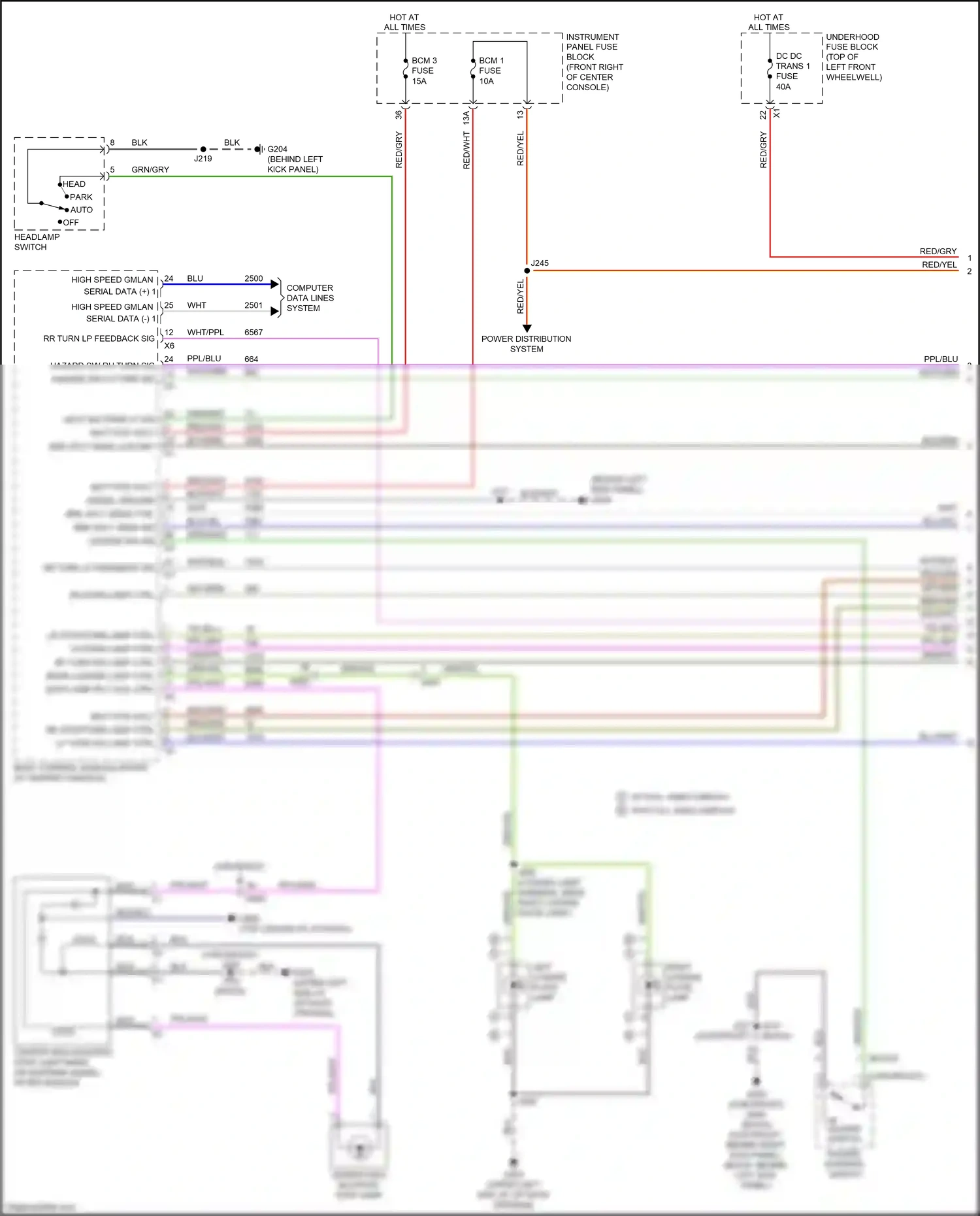 Chevrolet Traverse II (2017-2021) blk wiring diagram  (32 of 134)