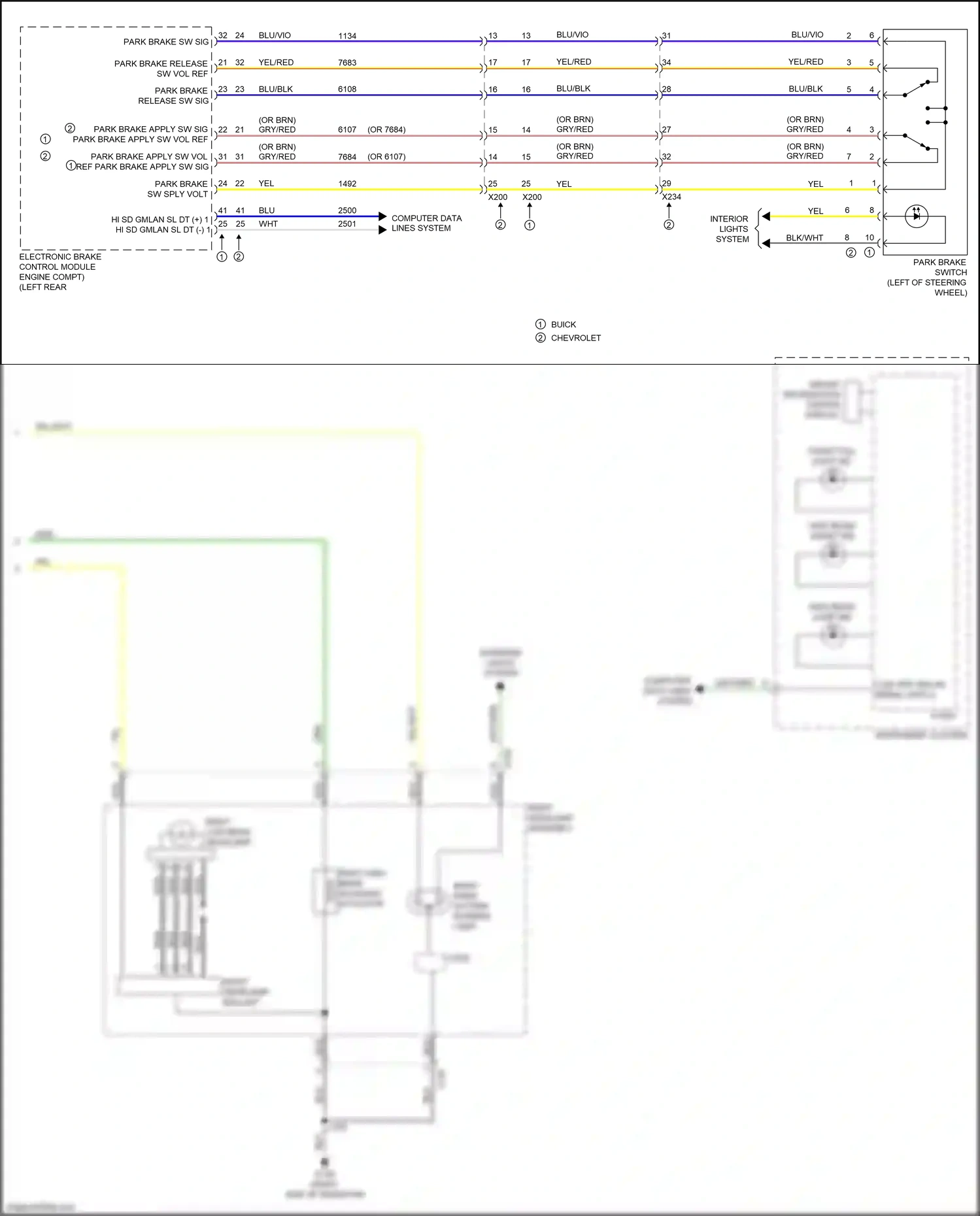 Chevrolet Traverse II (2017-2021) blk wiring diagram  (36 of 134)