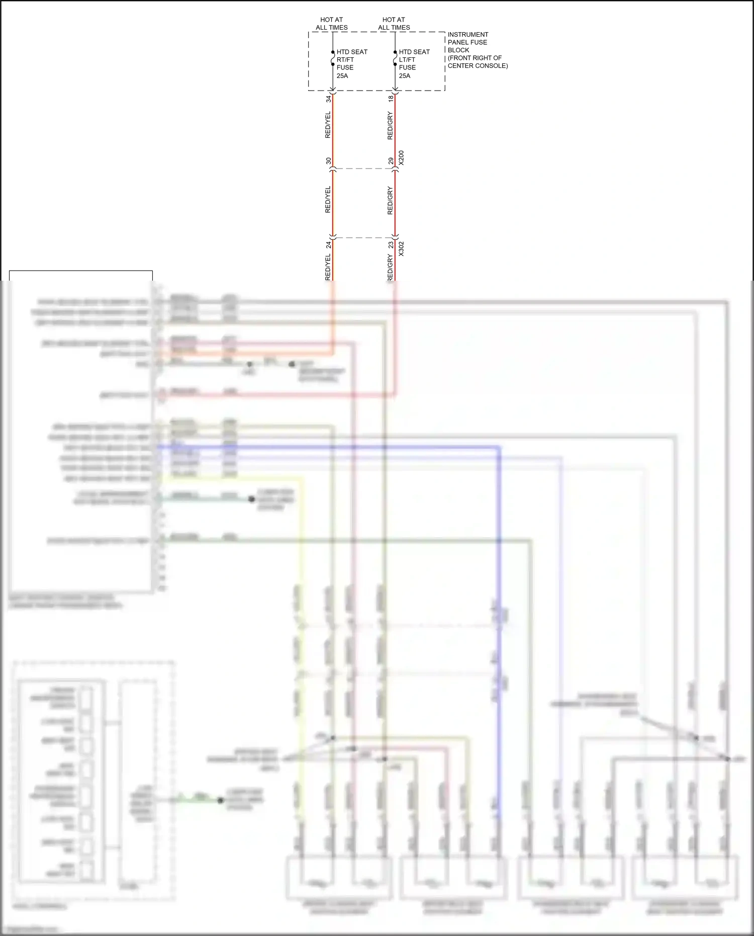Chevrolet Traverse II (2017-2021) brn/blu wiring diagram  (2 of 23)