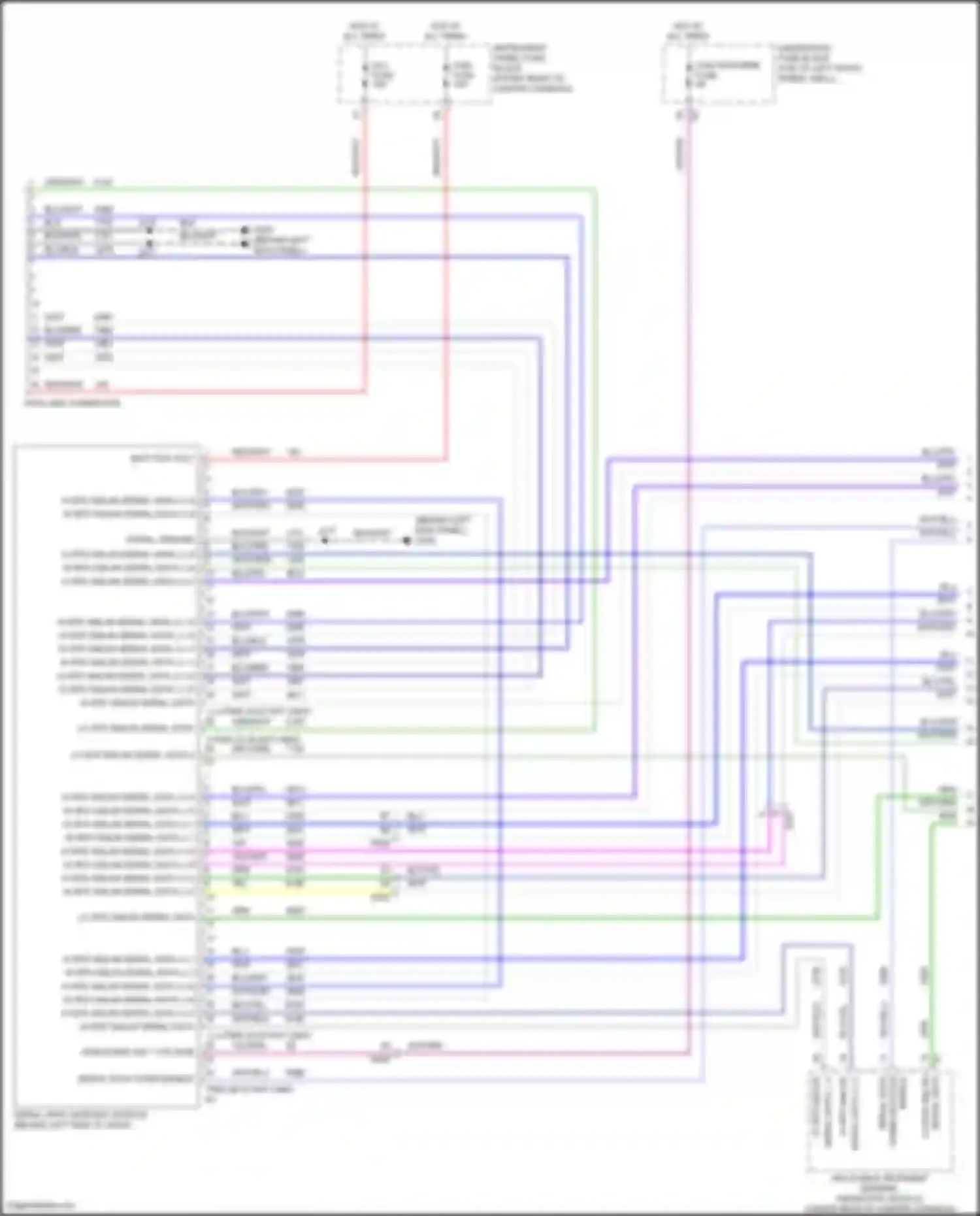 Wiring diagram cgm fuse for Chevrolet Traverse II (2017-2021) (1 of 2)