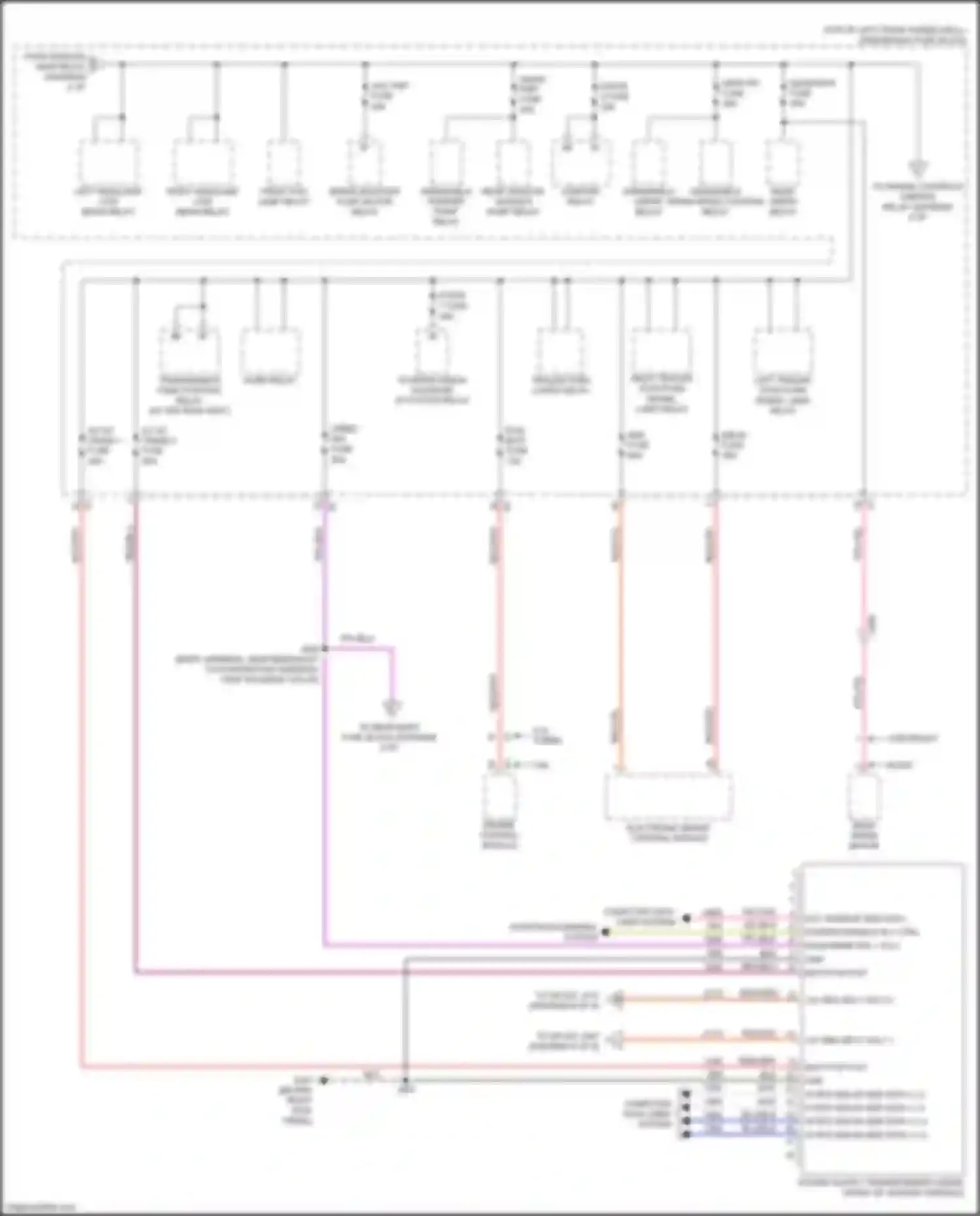Wiring diagram engine control module for Chevrolet Traverse II (2017-2021) (6 of 18)