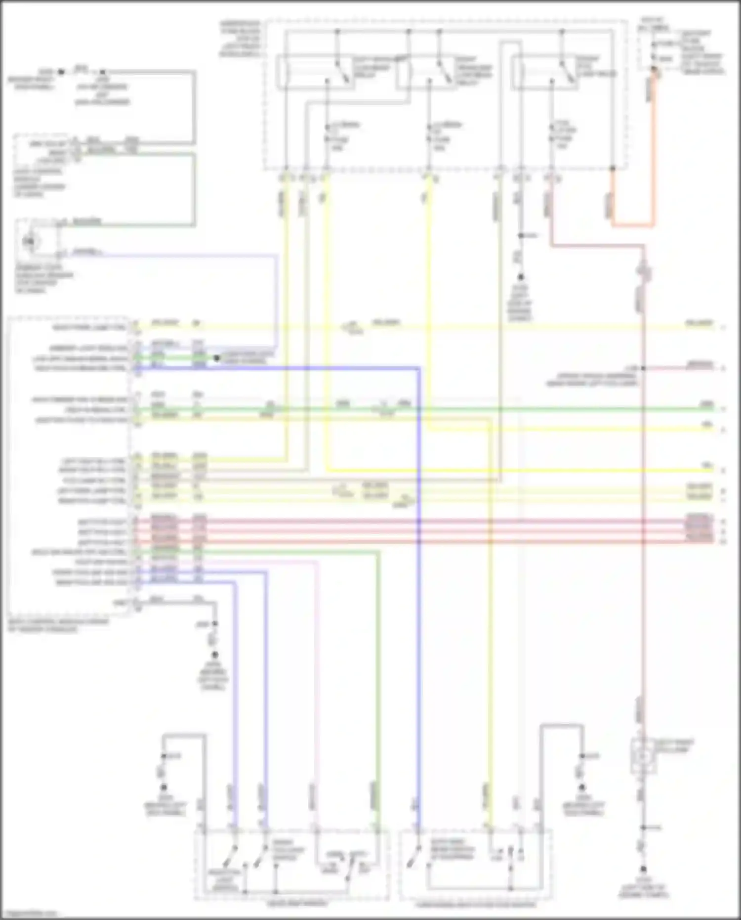 Wiring diagram hdlp auto hi beam dim ctrl for Chevrolet Traverse II (2017-2021) (1 of 2)