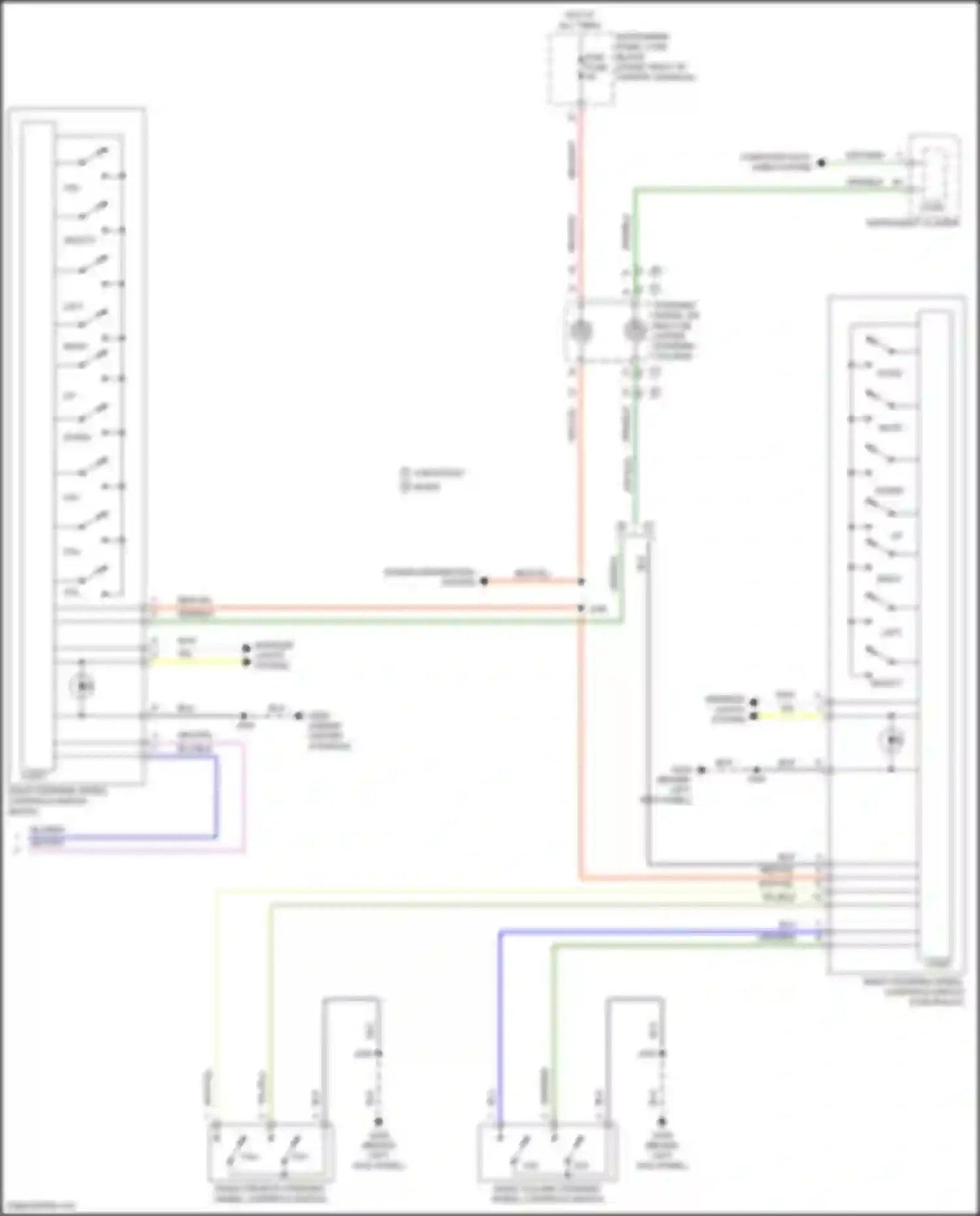 Wiring diagram instrument panel fuse block for Chevrolet Traverse II (2017-2021) (4 of 52)