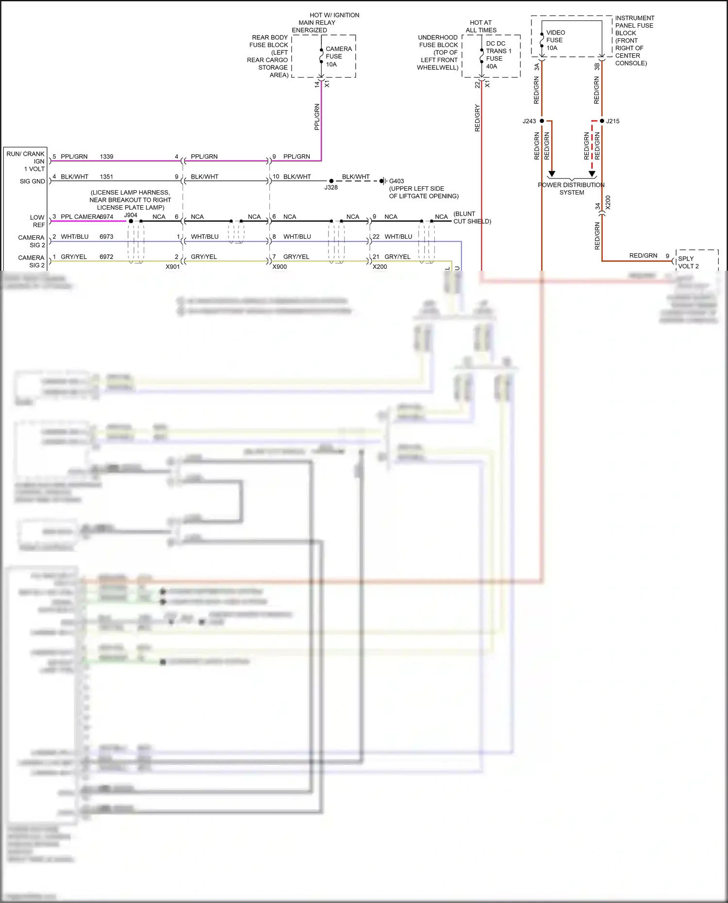 Chevrolet Traverse II (2017-2021) ppl/grn wiring diagram  (4 of 9)