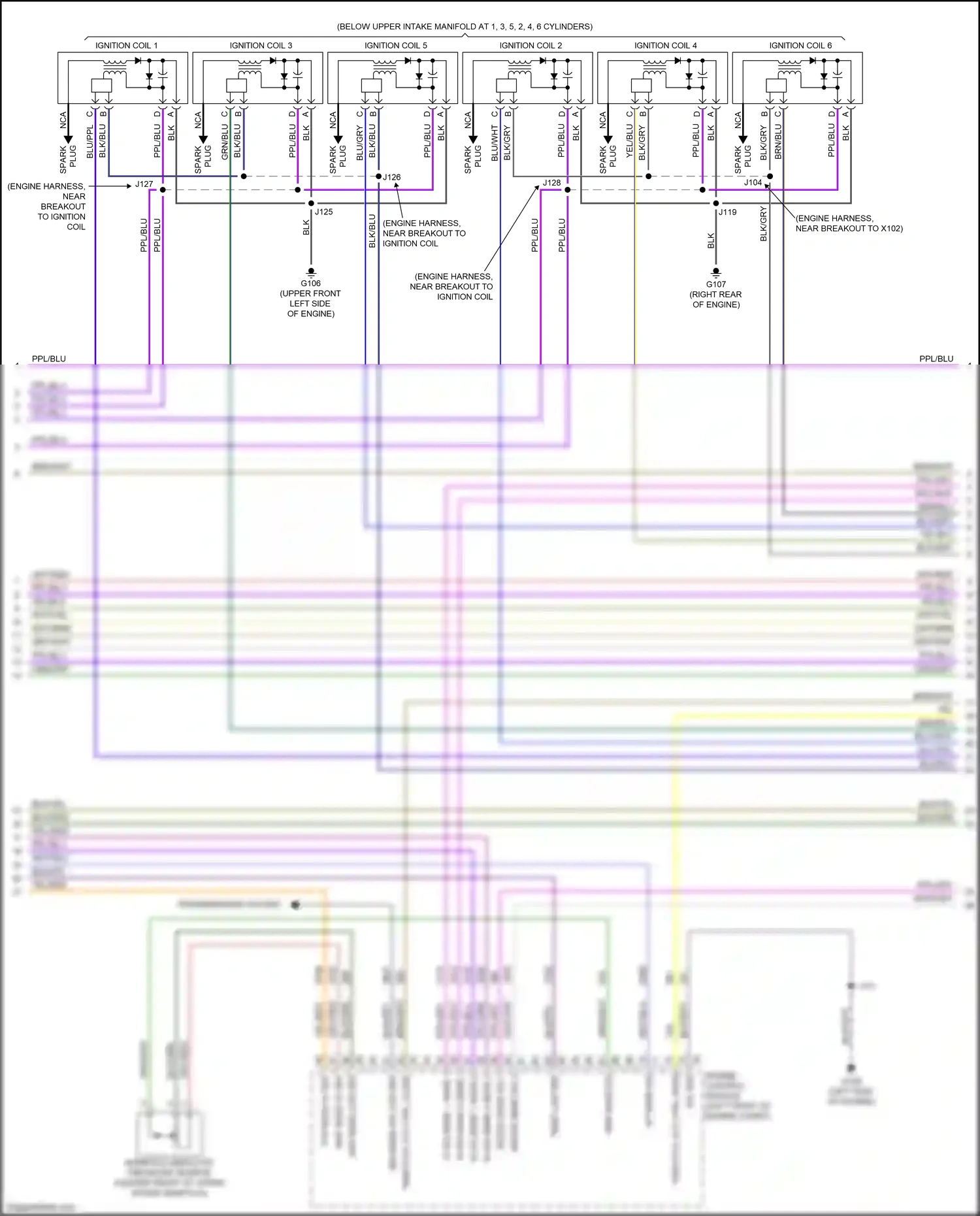 Chevrolet Traverse II (2017-2021) ppl/grn wiring diagram  (7 of 9)