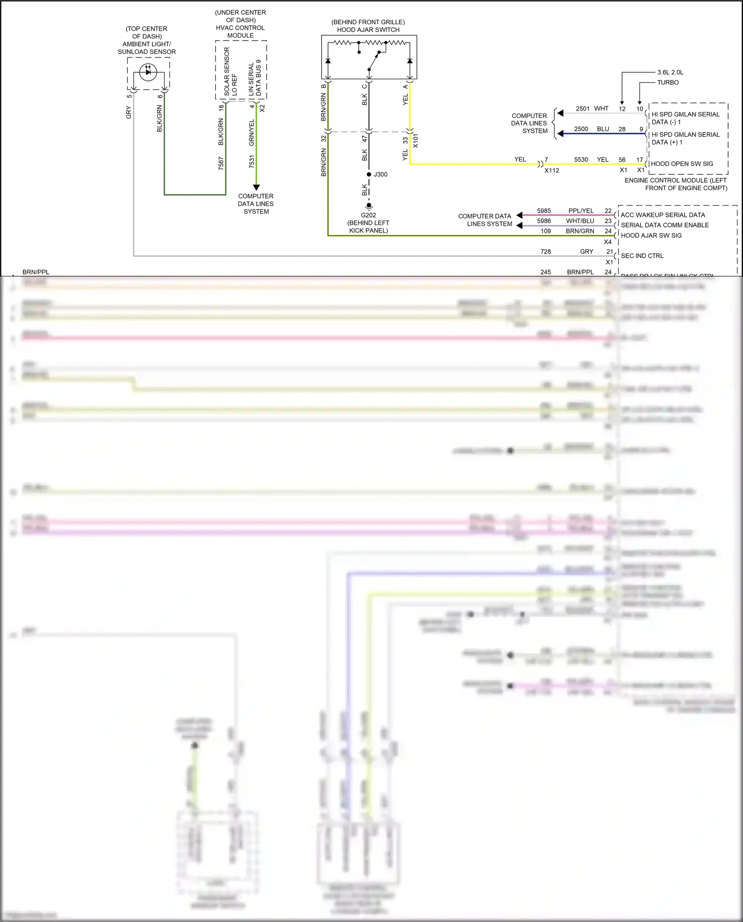 Chevrolet Traverse II (2017-2021) ppl/gry wiring diagram  (10 of 34)
