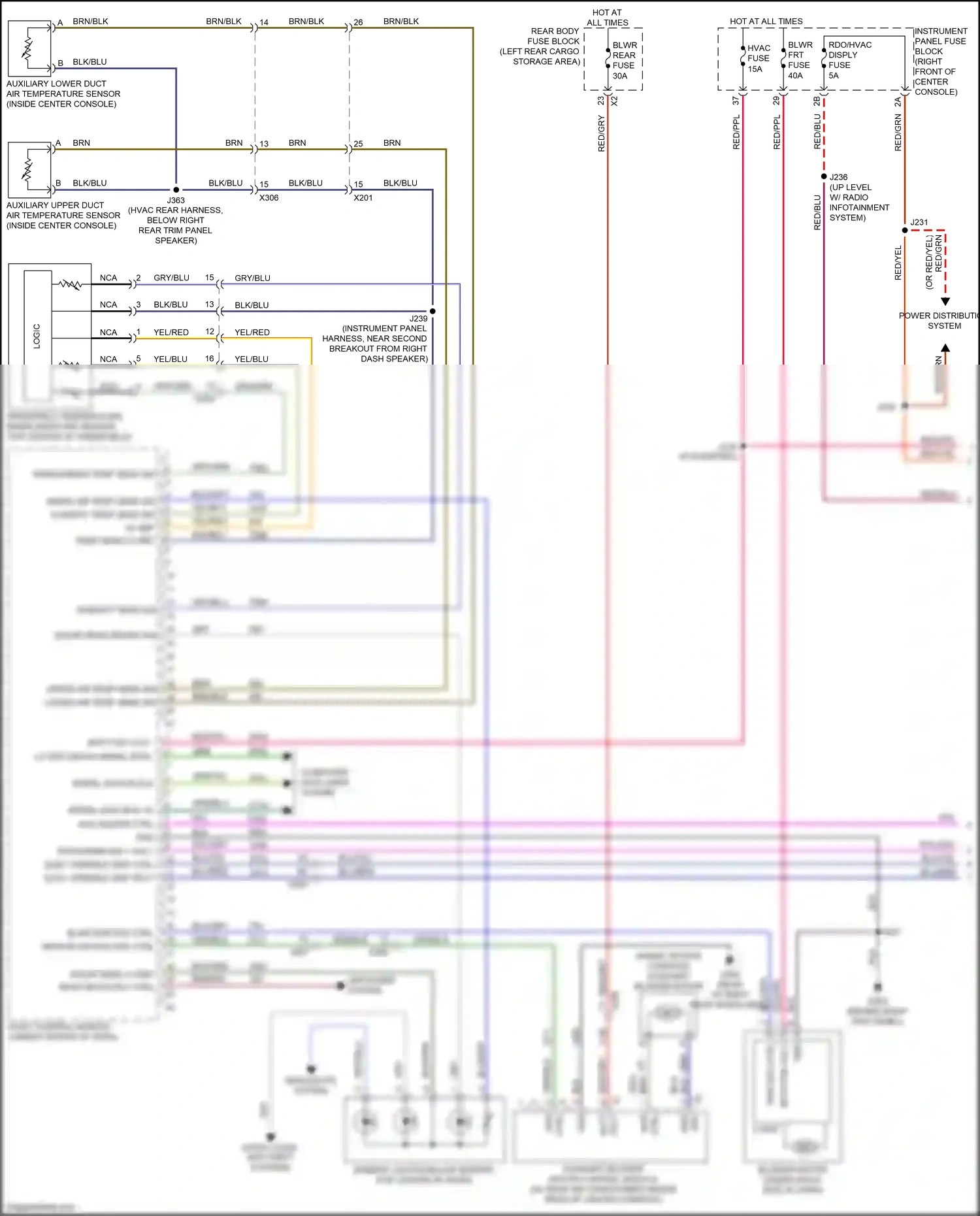 Chevrolet Traverse II (2017-2021) ppl/gry wiring diagram  (1 of 34)