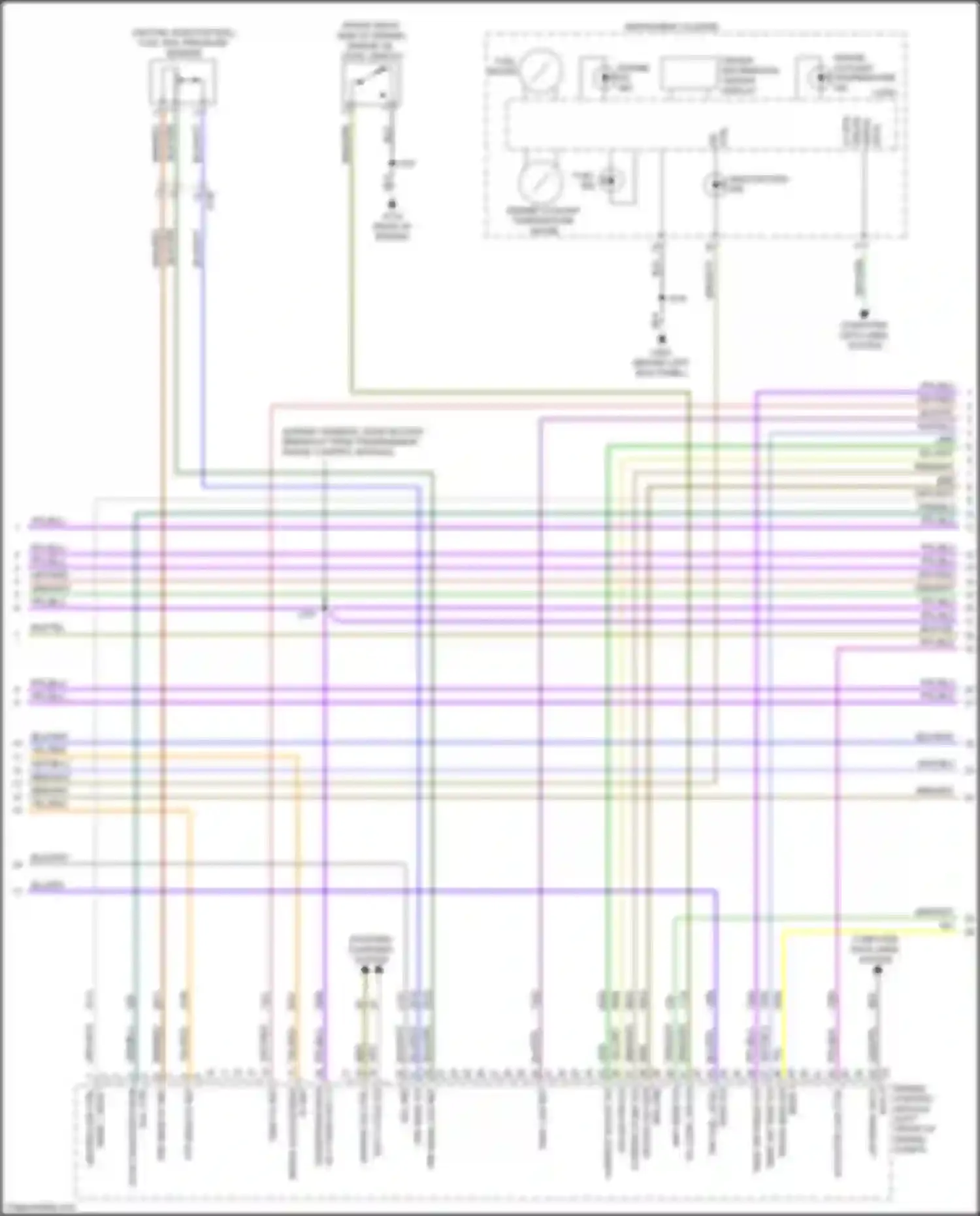 Wiring diagram press sens sig for Chevrolet Traverse II (2017-2021) (1 of 1)