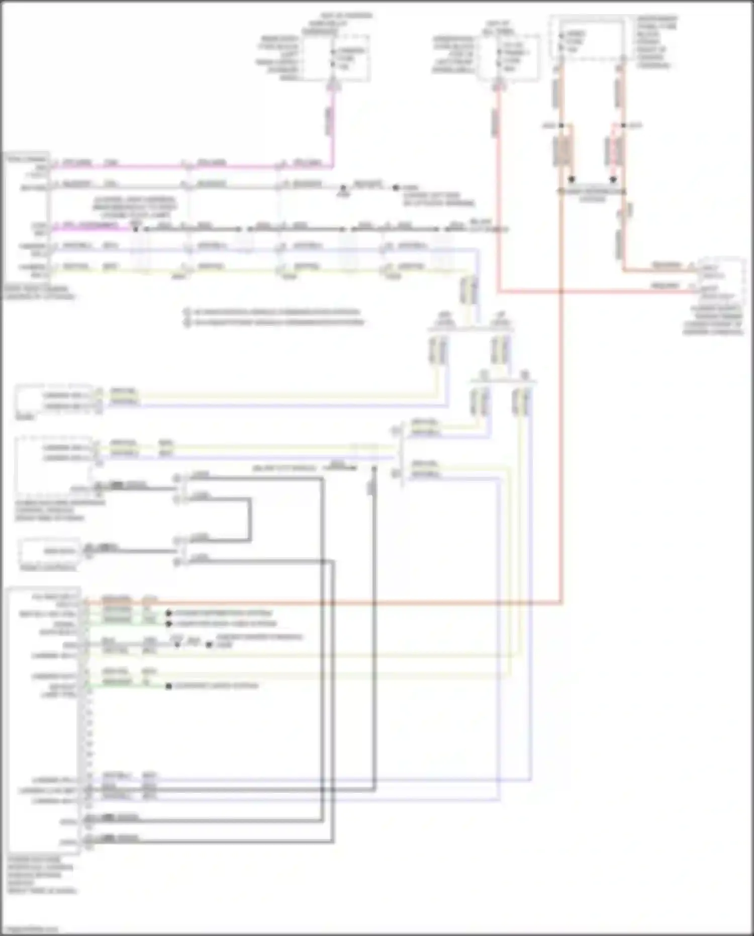 Wiring diagram radio controls for Chevrolet Traverse II (2017-2021) (9 of 9)