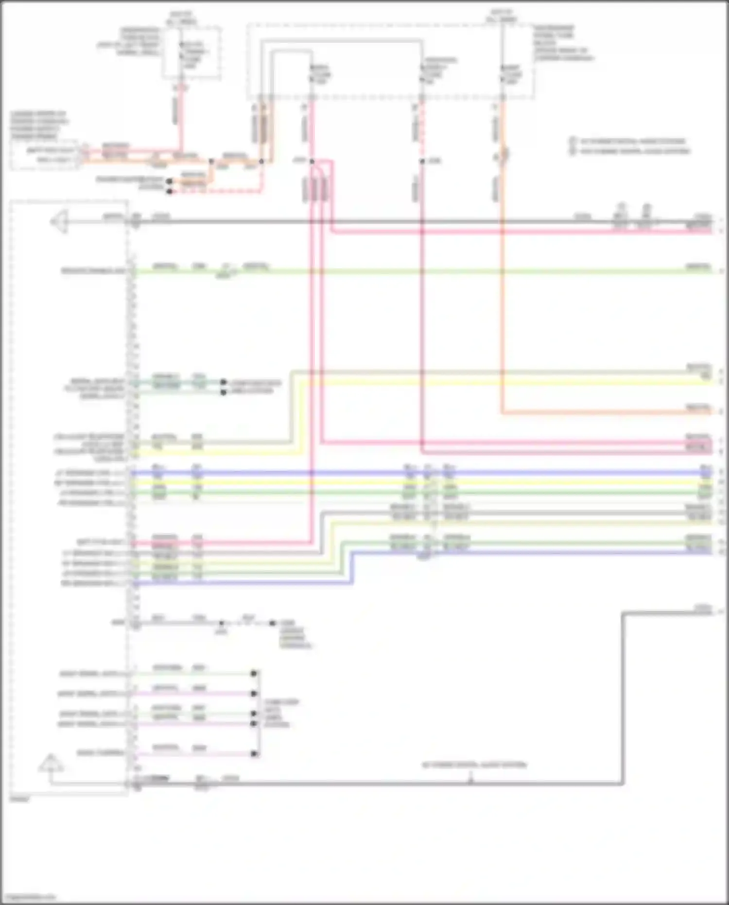 Wiring diagram remote enable sig for Chevrolet Traverse II (2017-2021) (1 of 5)