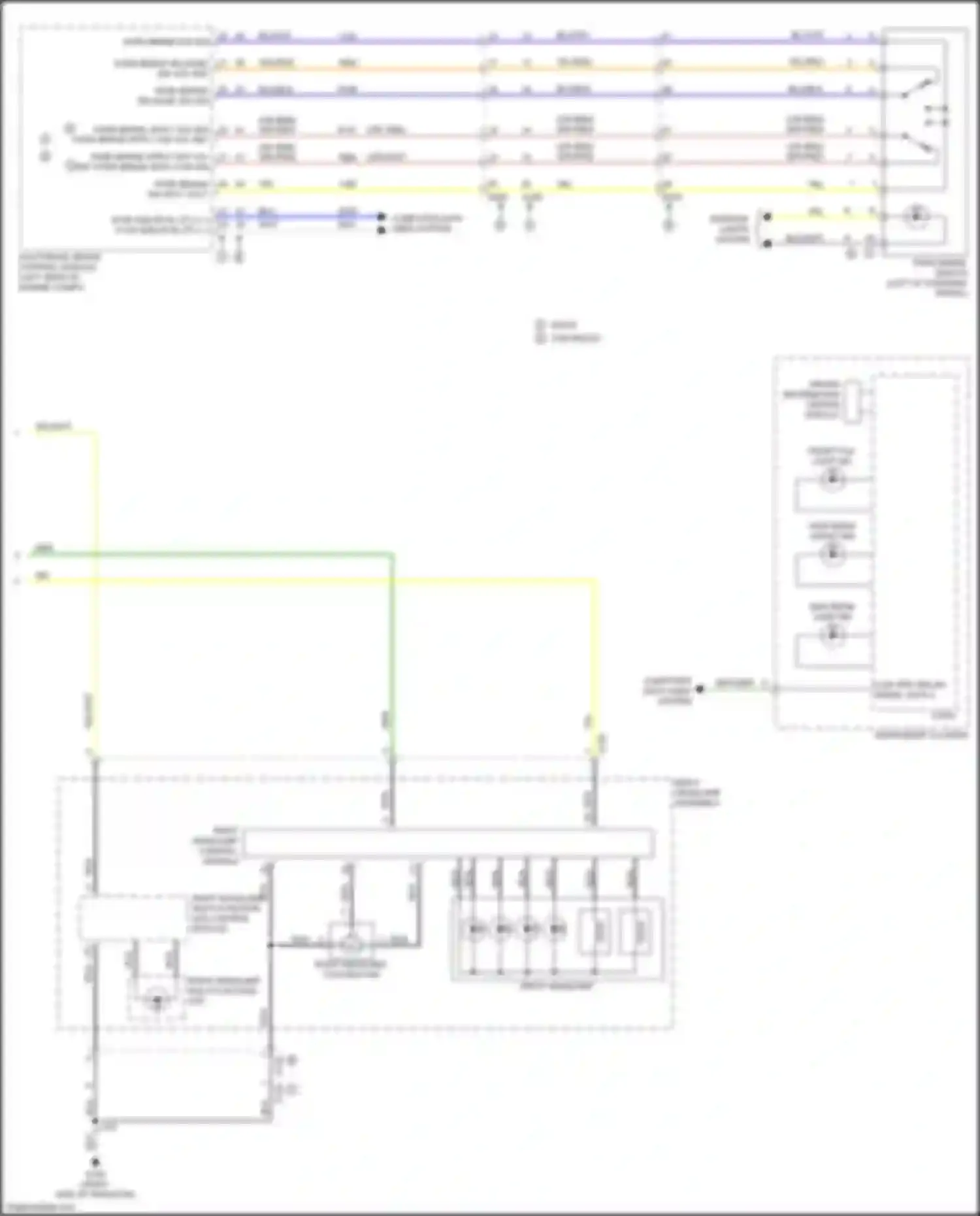 Wiring diagram right headlamp control module for Chevrolet Traverse II (2017-2021) (2 of 2)