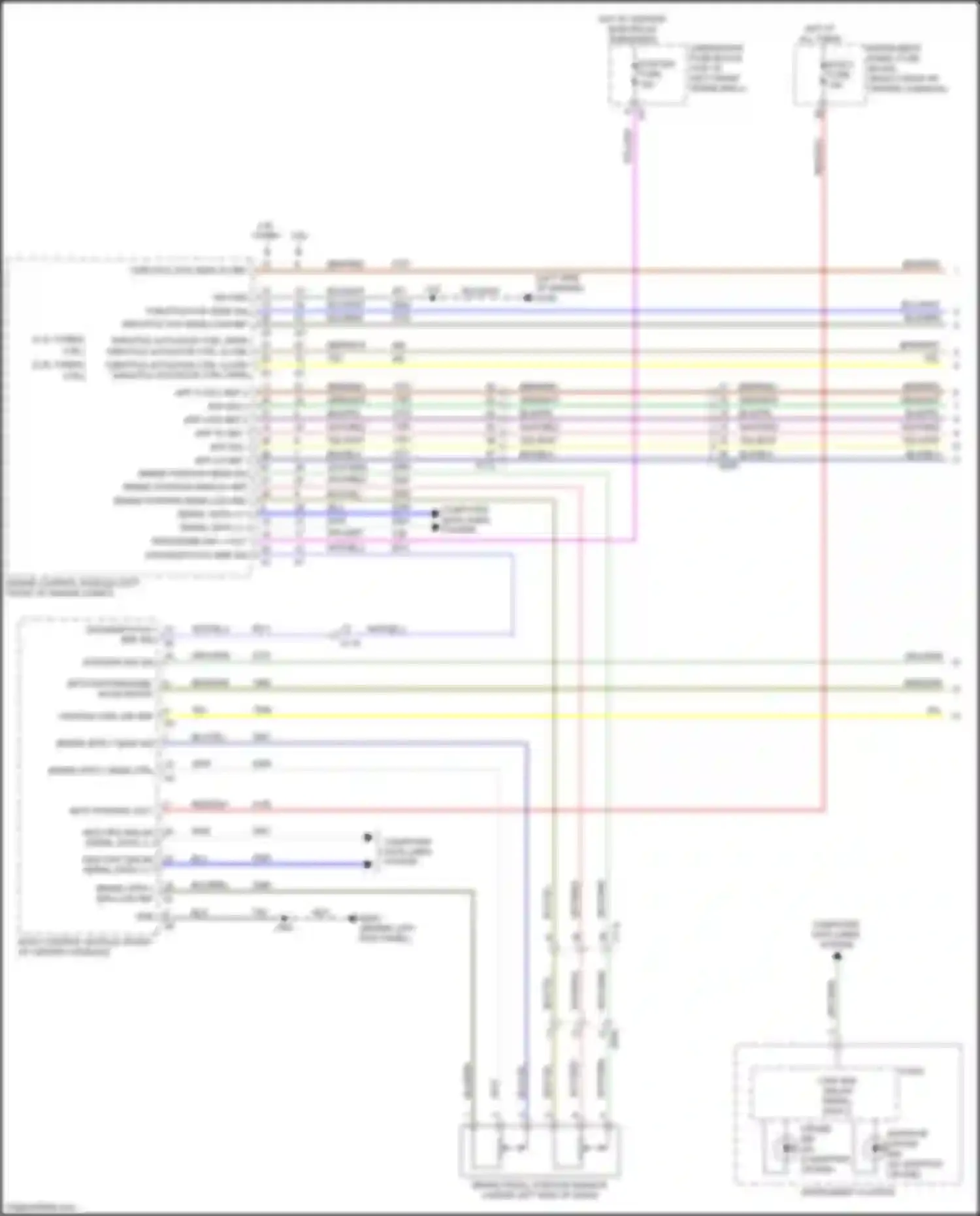 Wiring diagram set/coast/resume/ accelerate sw for Chevrolet Traverse II (2017-2021) (1 of 1)