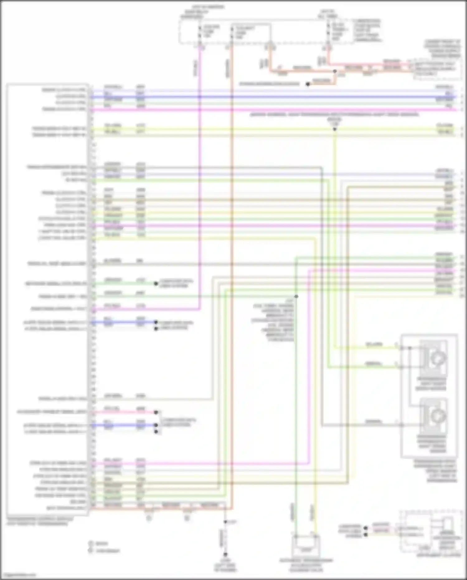 Wiring diagram tcc/clutch sol a ctrl for Chevrolet Traverse II (2017-2021) (1 of 1)