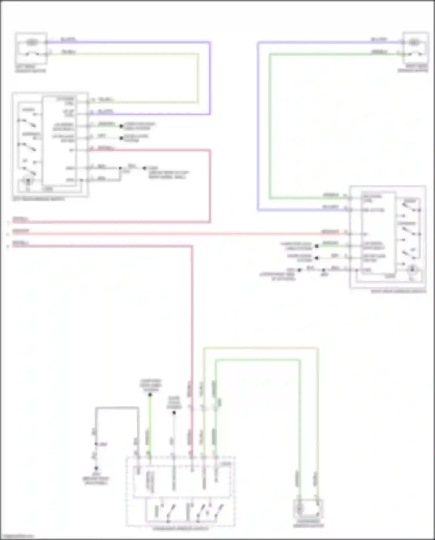 Wiring diagram up ctrl for Chevrolet Traverse II (2017-2021) (1 of 2)