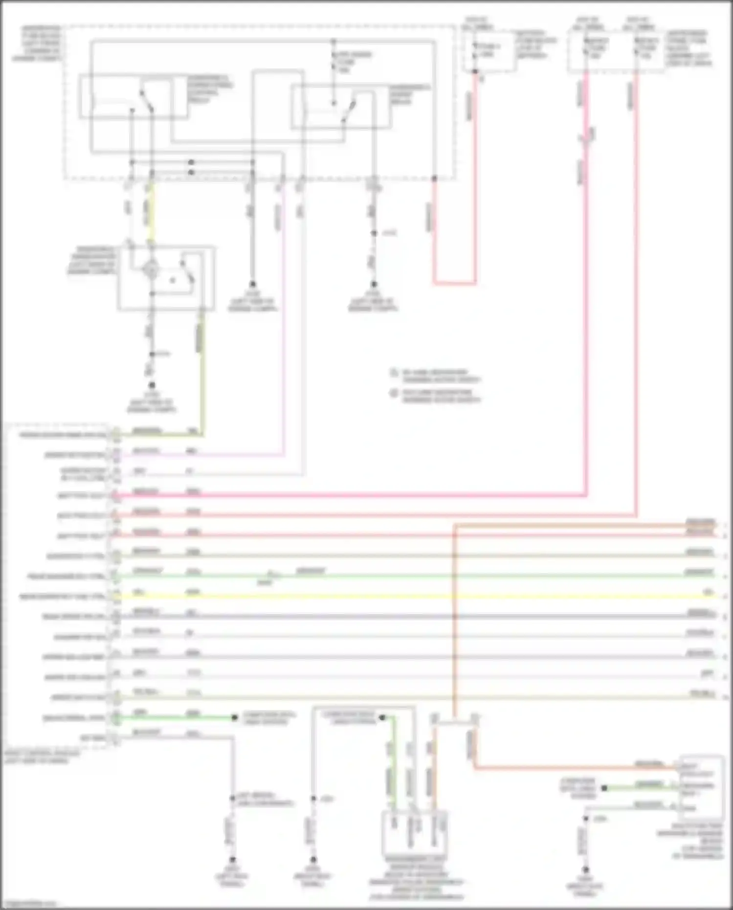 Wiring diagram blk/wht for Chevrolet Trax I facelift (2016-2022) (20 of 51)