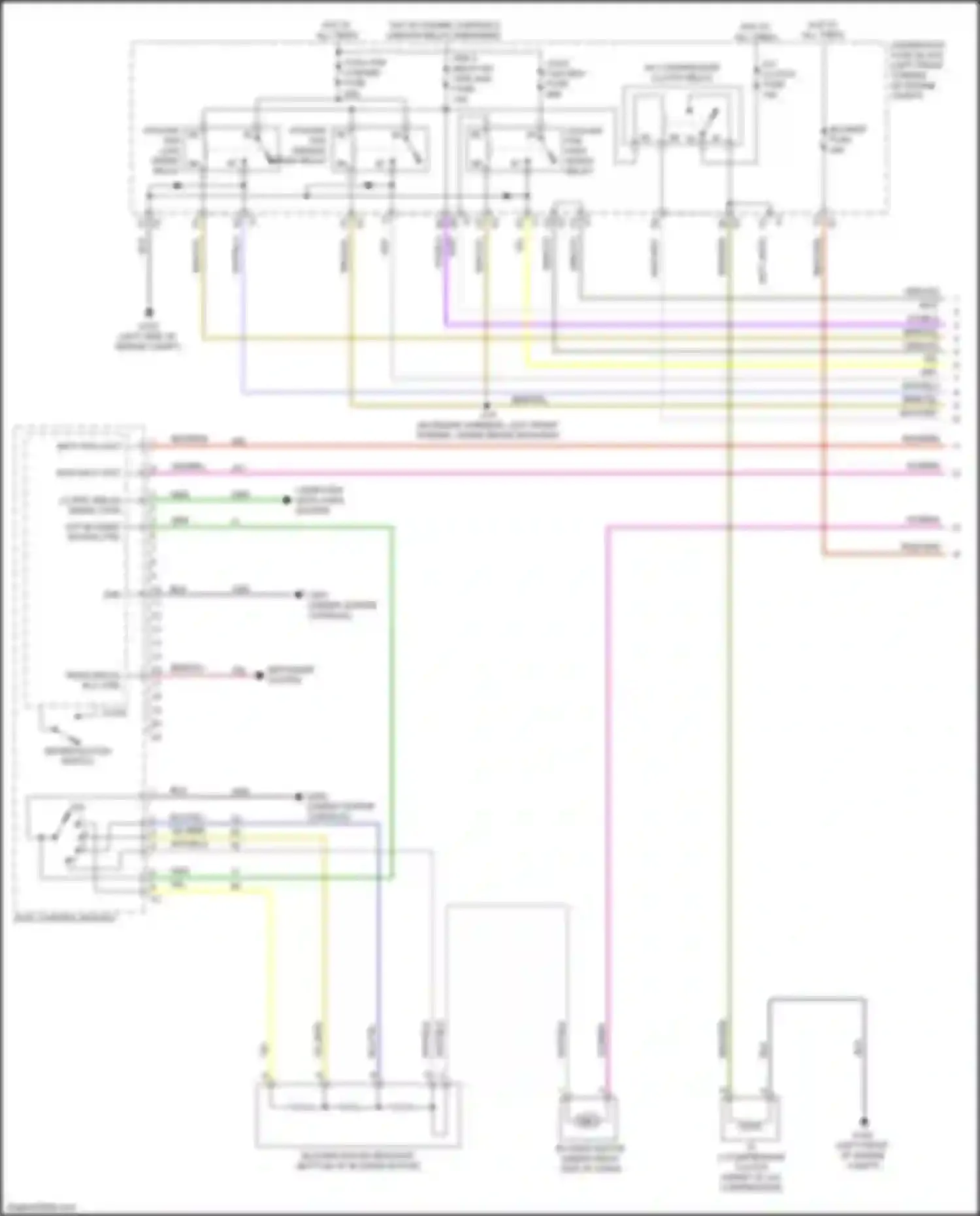 Wiring diagram blower fuse for Chevrolet Trax I facelift (2016-2022) (1 of 1)