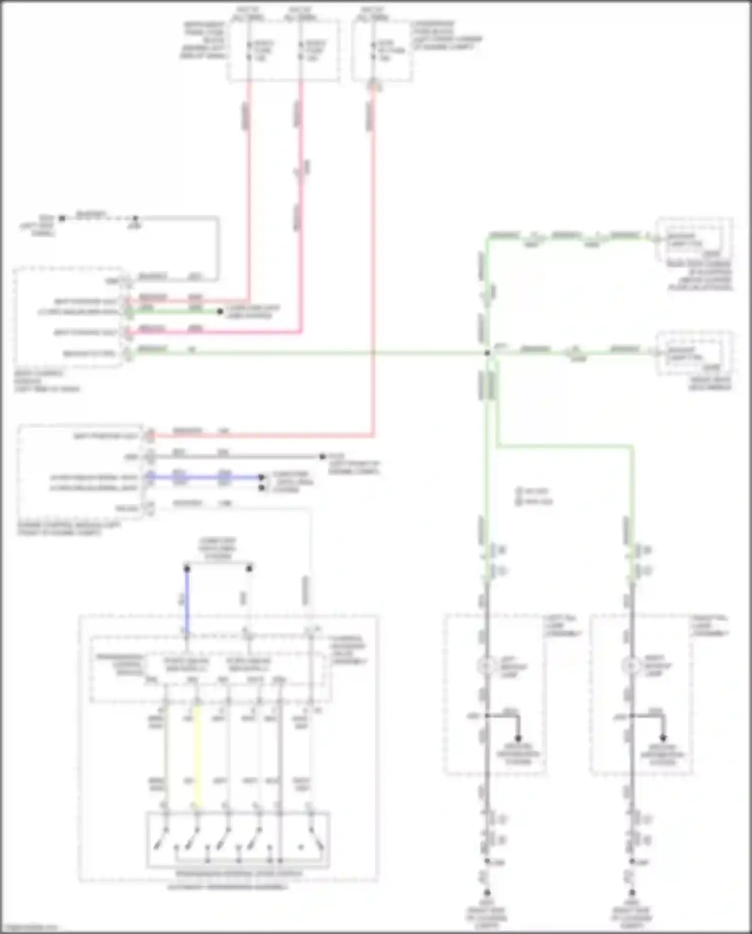 Wiring diagram body control module for Chevrolet Trax I facelift (2016-2022) (1 of 7)