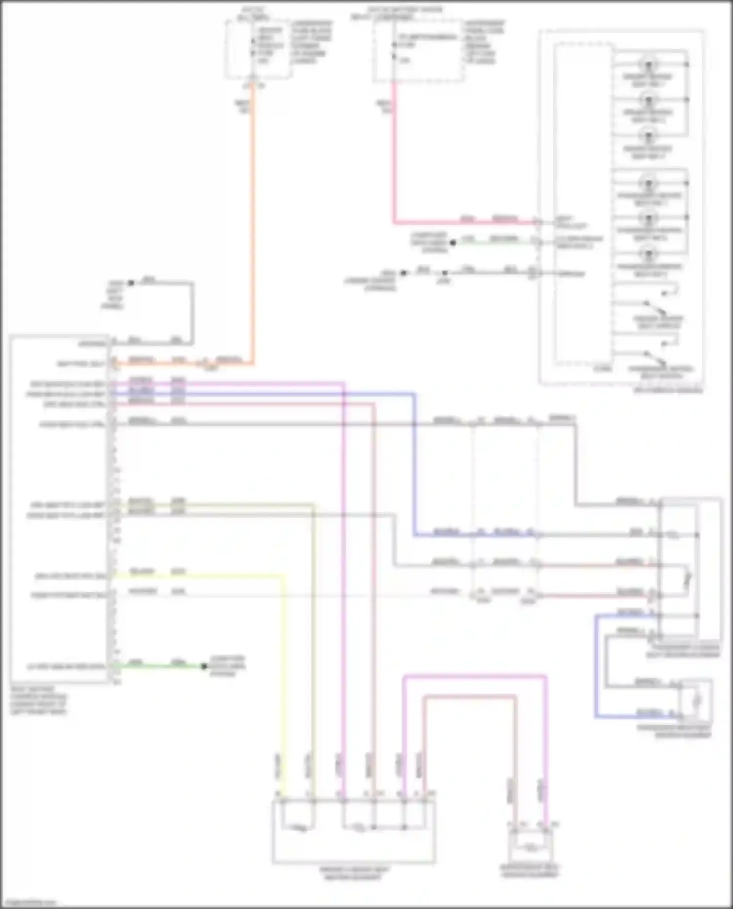 Wiring diagram driver heated seat ind 1 for Chevrolet Trax I facelift (2016-2022) (1 of 1)