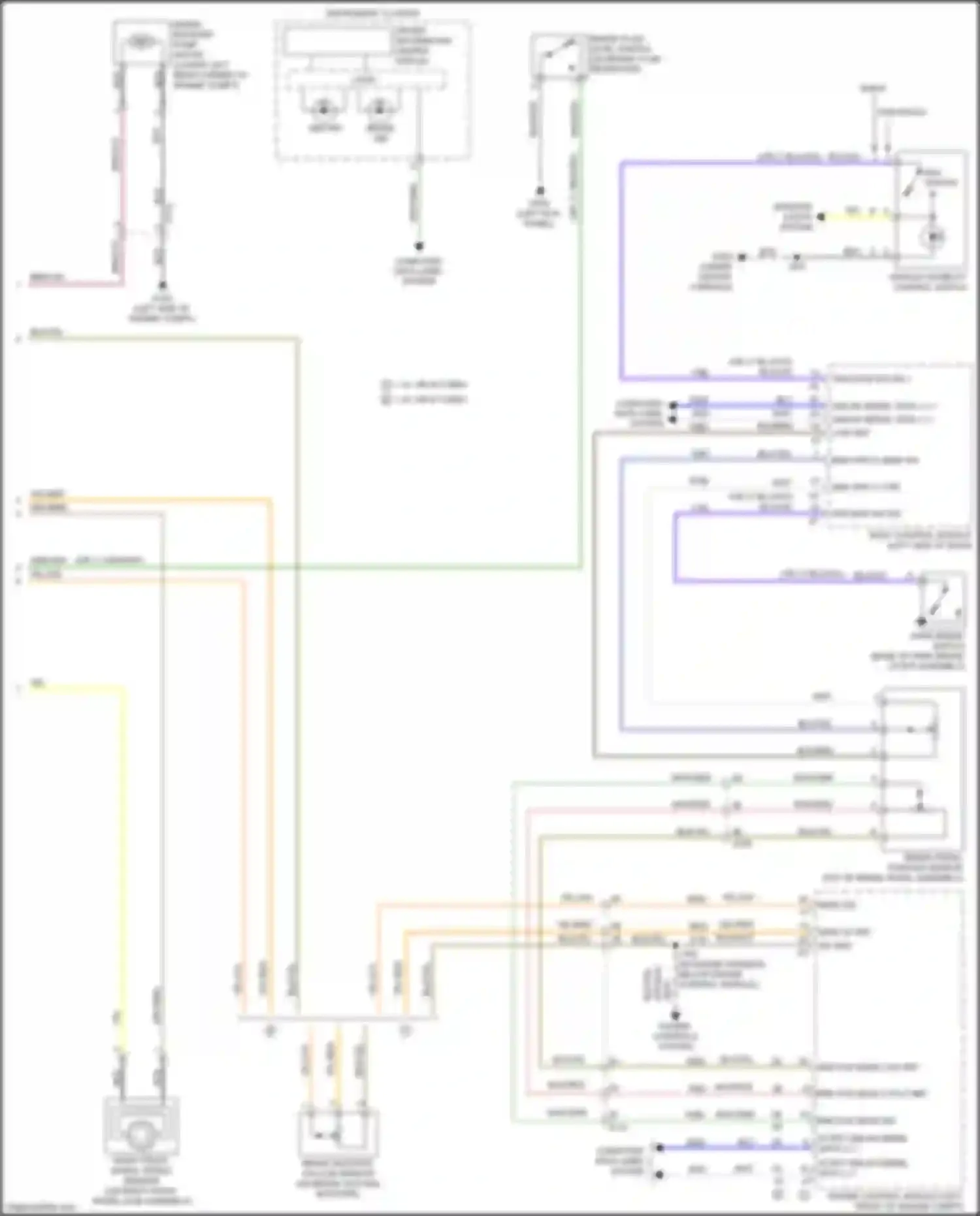 Wiring diagram driver information center display for Chevrolet Trax I facelift (2016-2022) (1 of 24)
