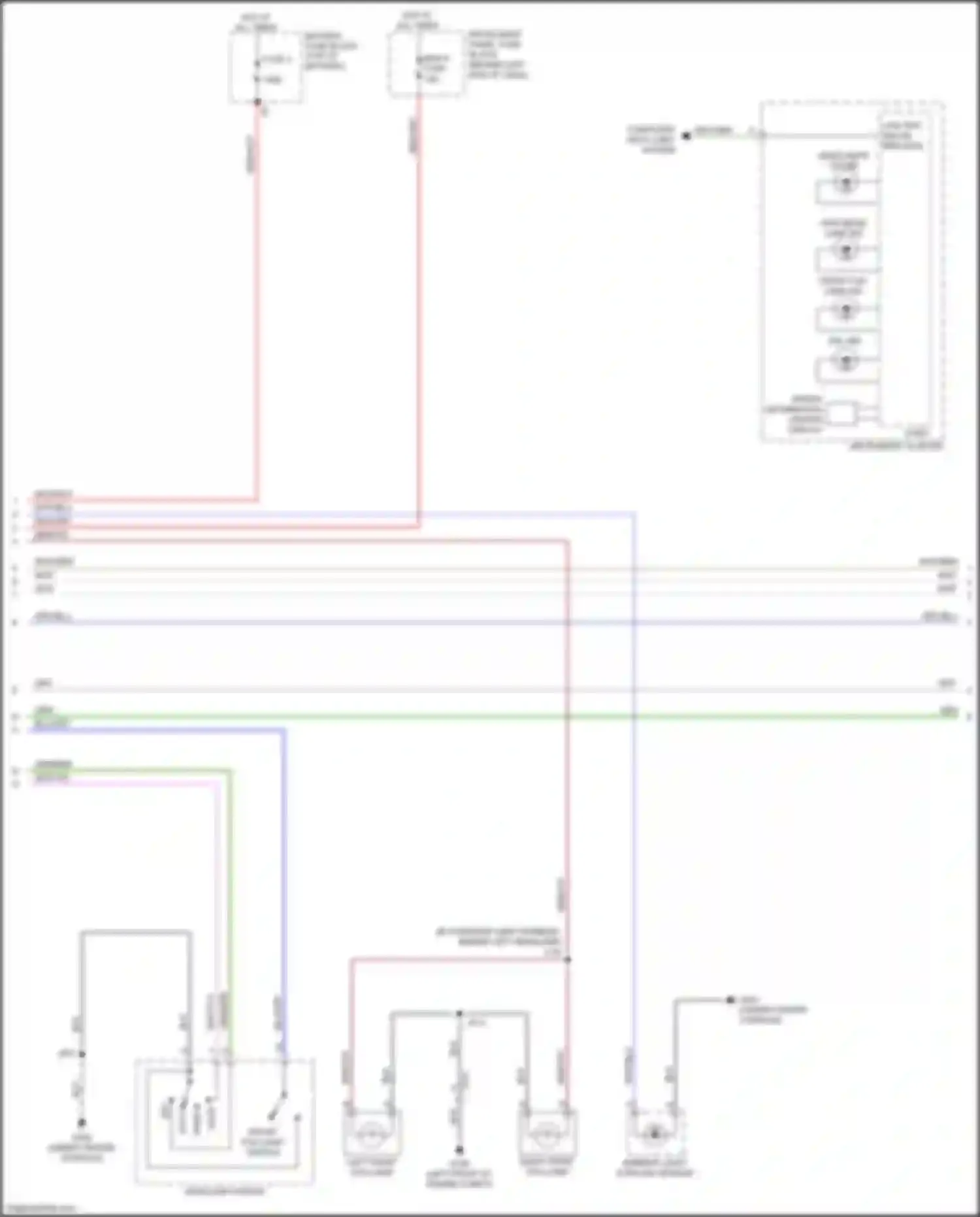 Wiring diagram drl ind for Chevrolet Trax I facelift (2016-2022) (1 of 2)