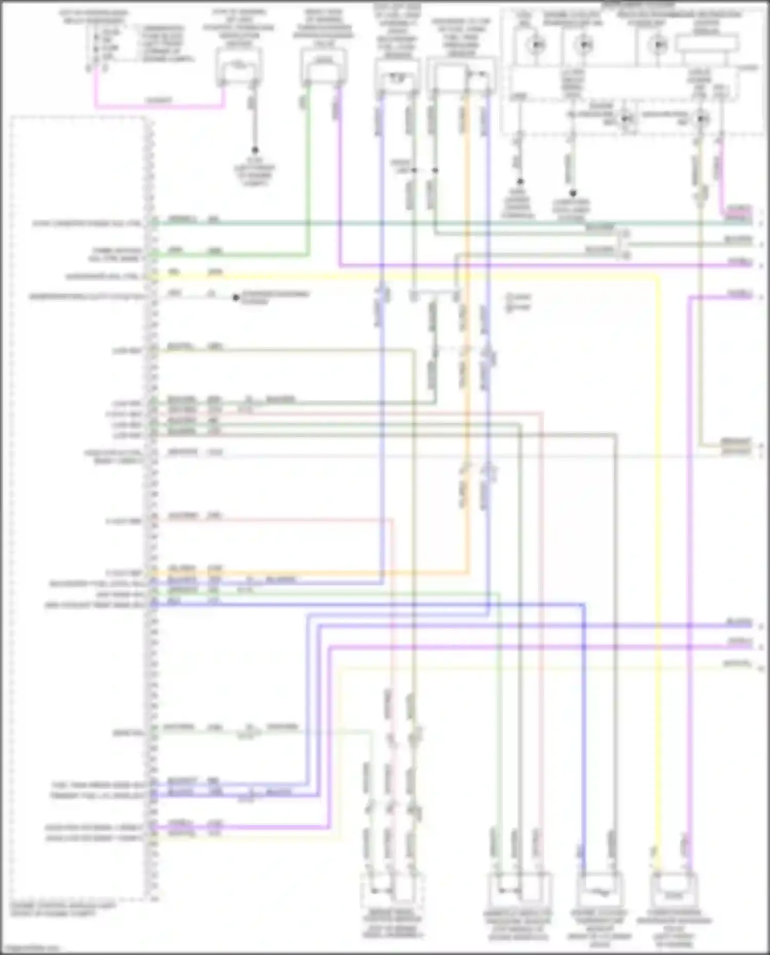 Wiring diagram engine coolant temperature sensor for Chevrolet Trax I facelift (2016-2022) (3 of 3)